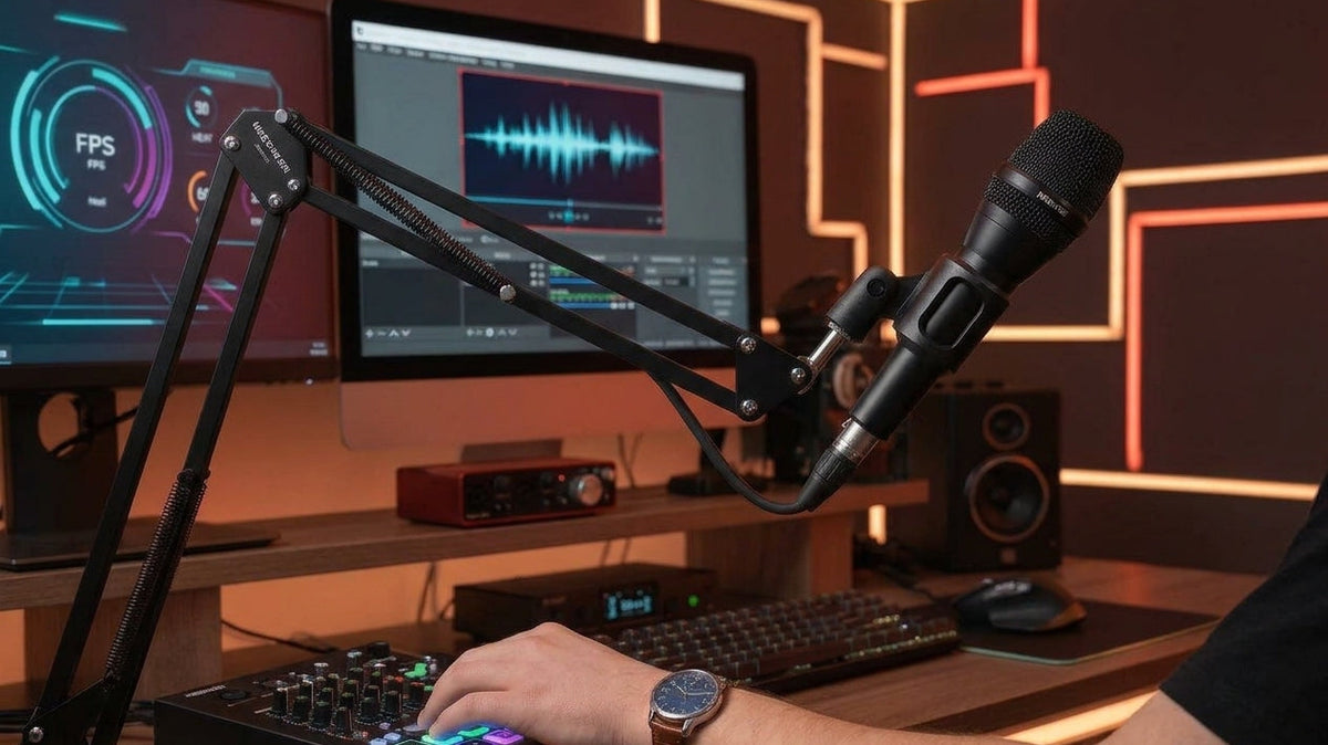 Mic Boom Arm Guide: 4 Options for Different Recording Setups