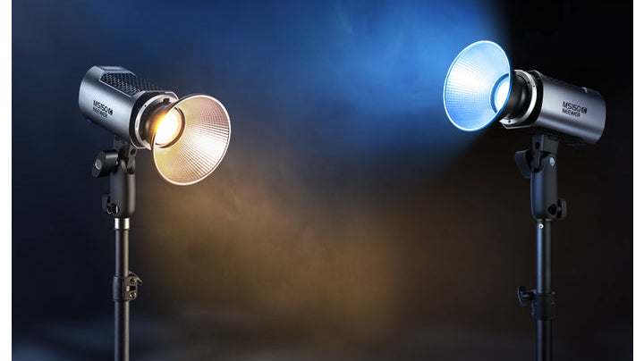2 pack NEEWER MS150 RGBWW COB lights