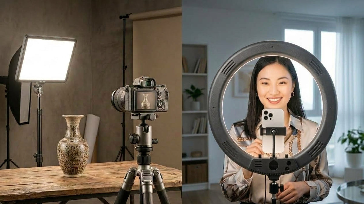 LED Panel Light vs Ring Light: Which One Is Better for You?