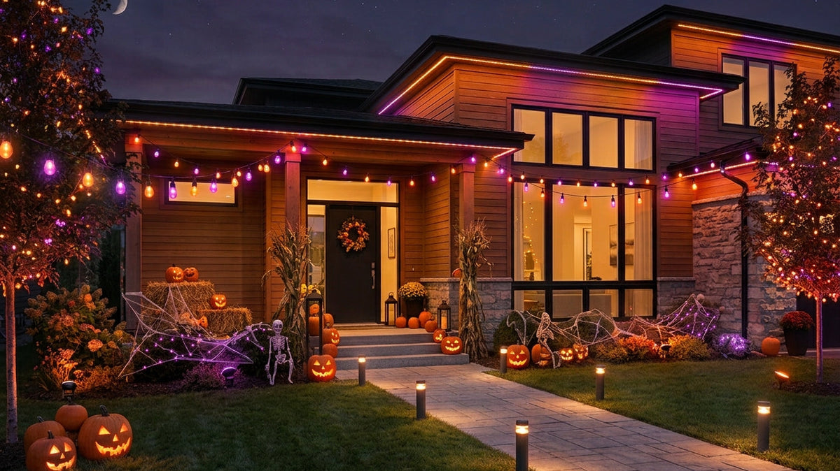 Outdoor Halloween Lights: Ideas for a Spooky Yard