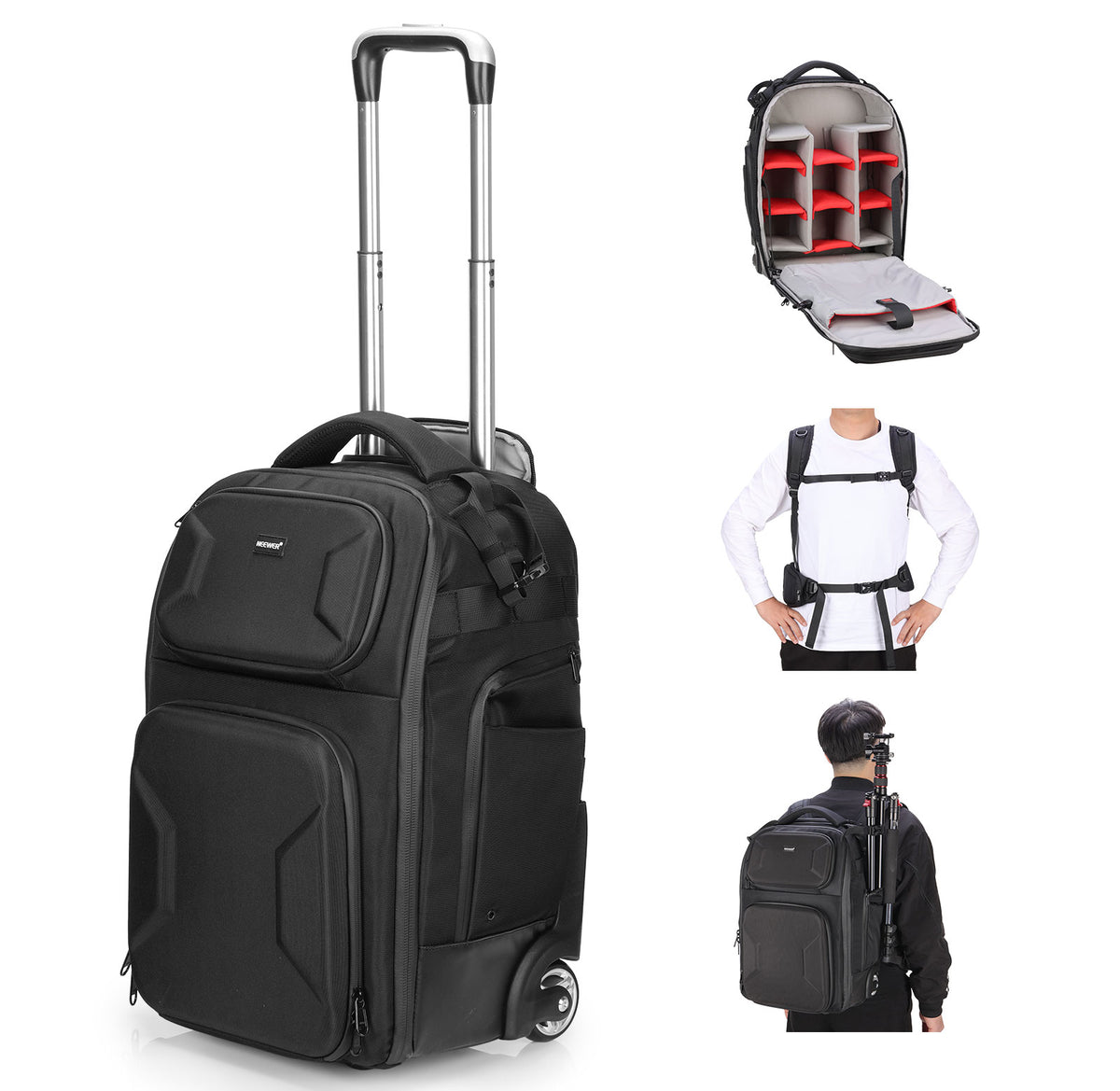 NEEWER PB027 Carry On Camera Roller Bag