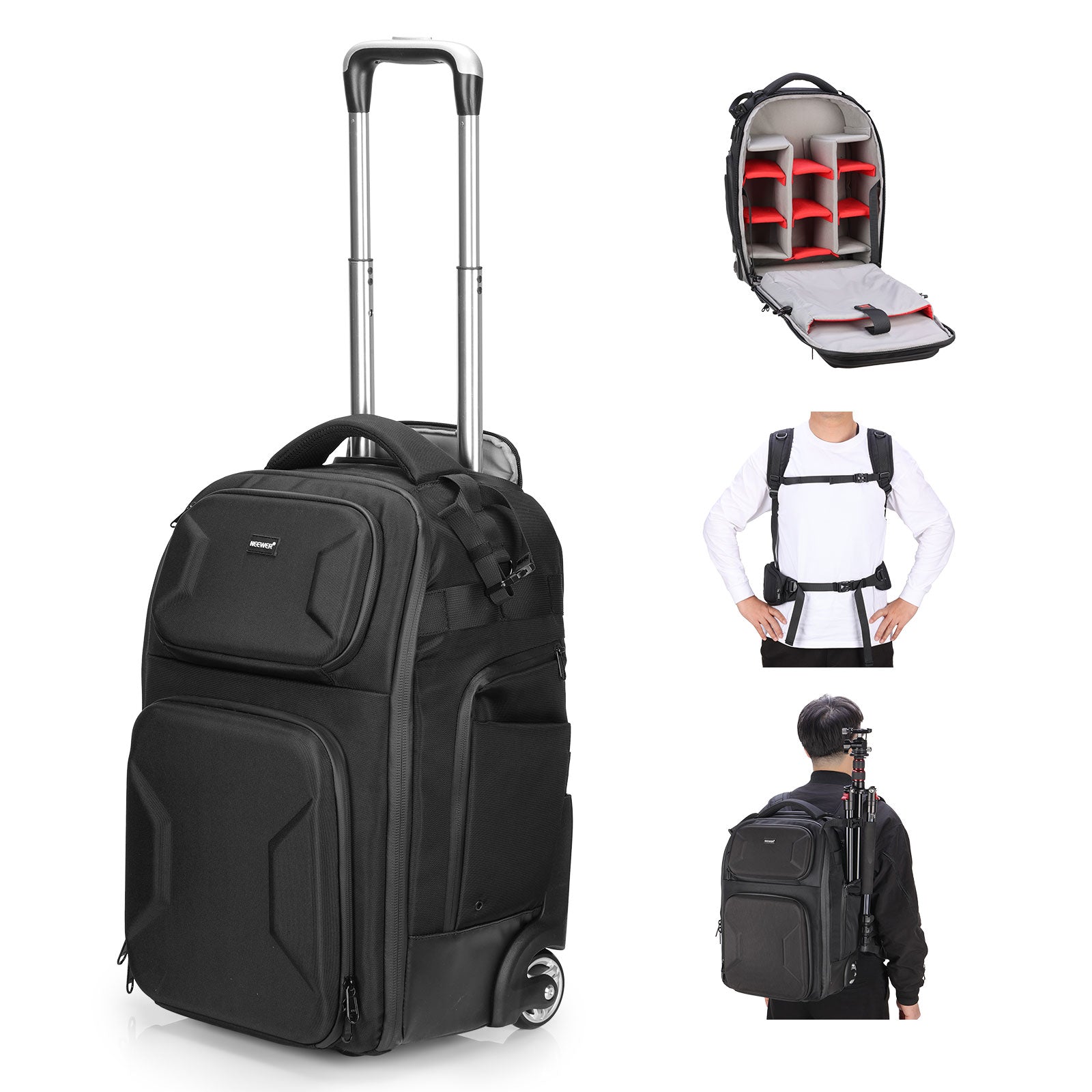 NEEWER PB027 Carry On Camera Roller Bag