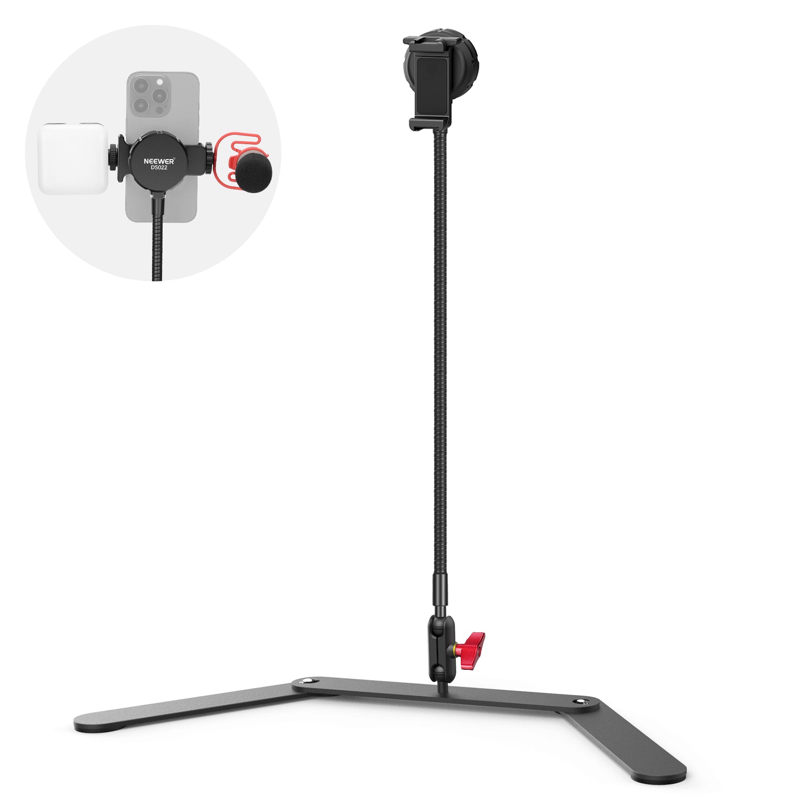 NEEWER DS022 Overhead Phone Mount Stand