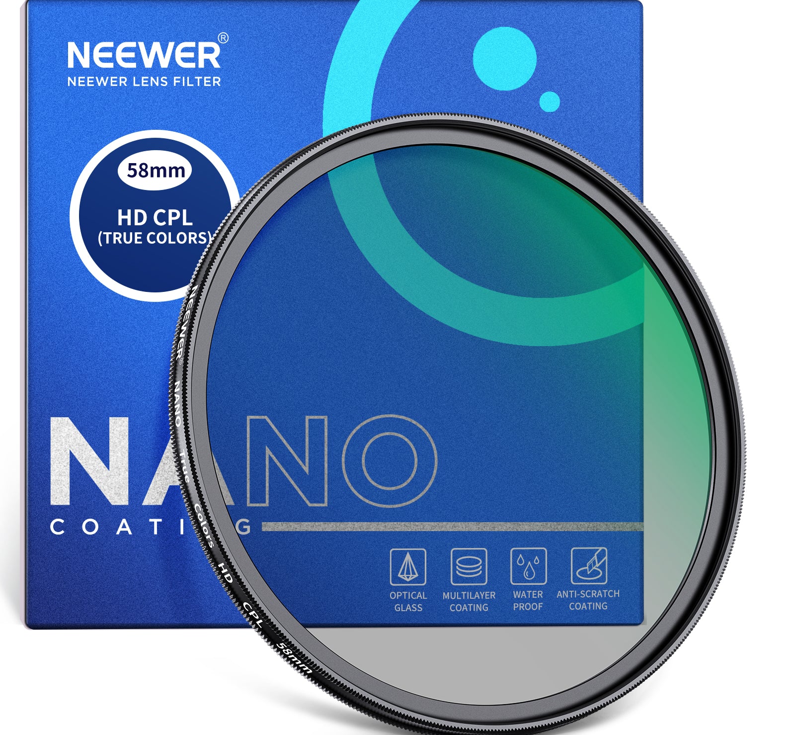 NEEWER True Colors Circular Polarizer Lens Filter