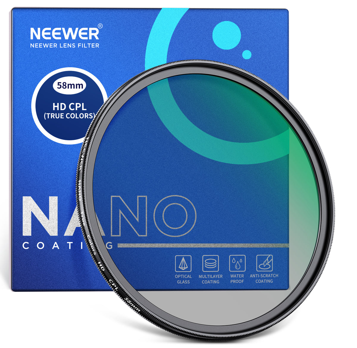 NEEWER True Colors Circular Polarizer Lens Filter