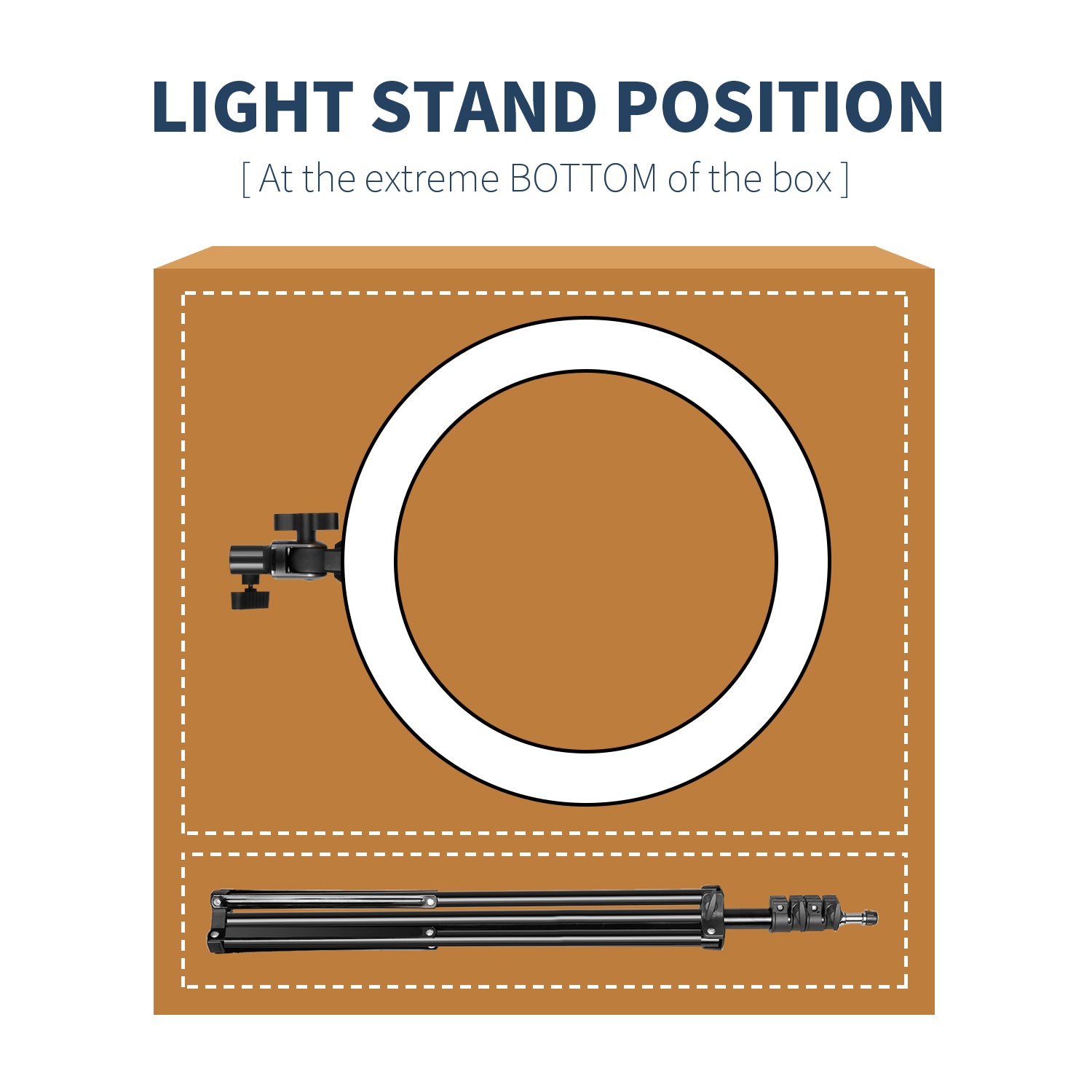 Light stand position