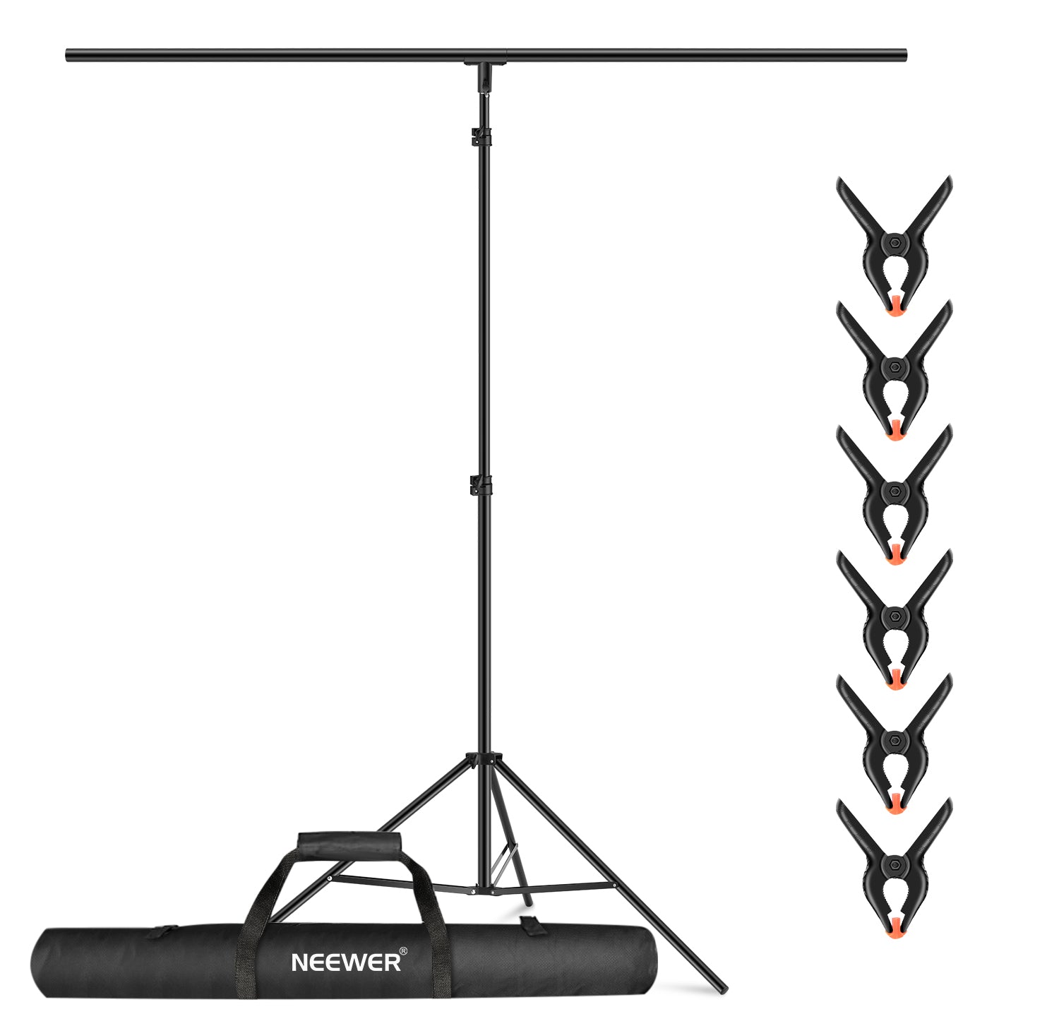 NEEWER 2.6m T-Shape Background Support Stand Kit