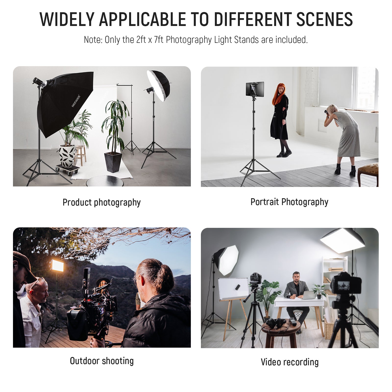 Wide Applications of the NEEWER ST210 Portable Light Stand