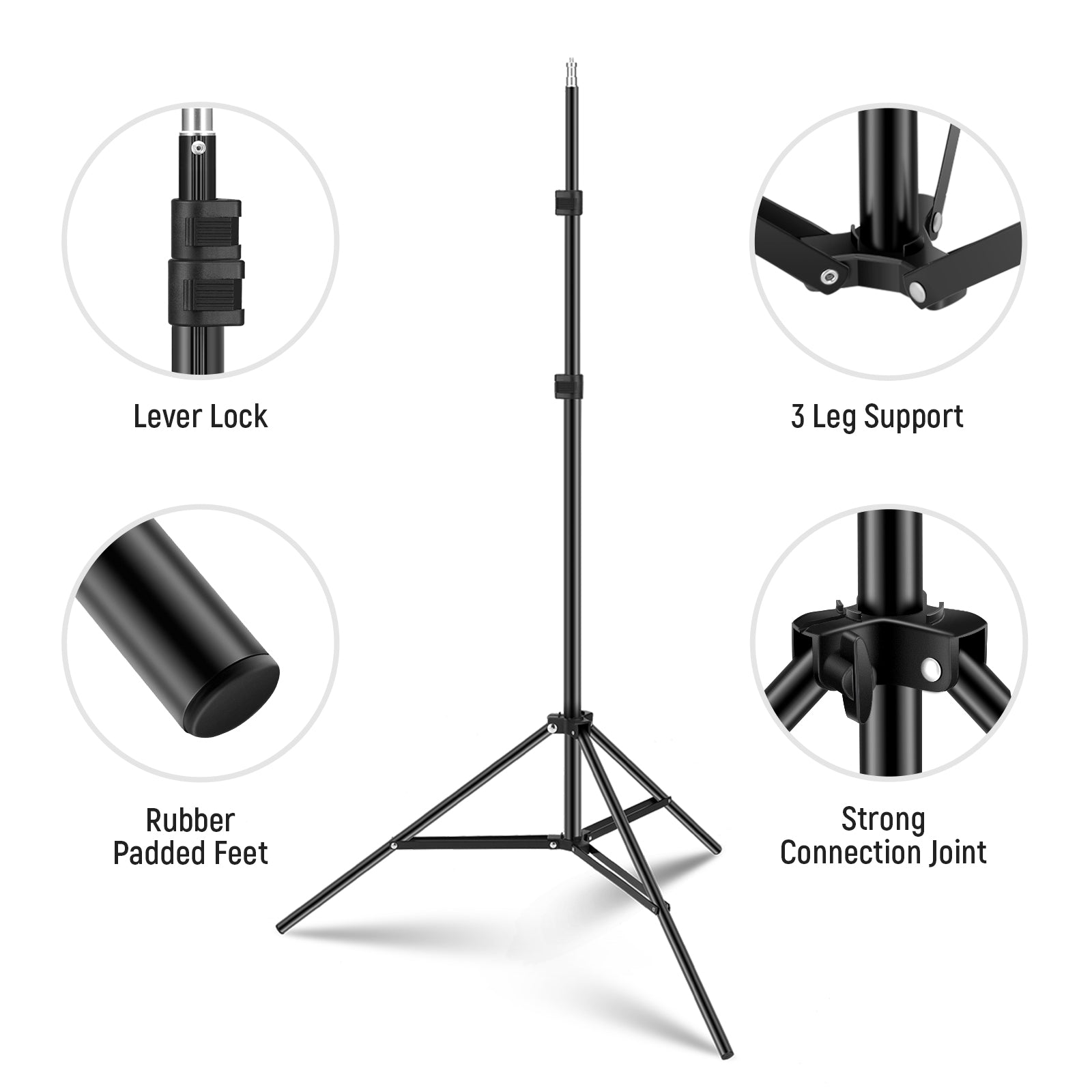 Product detail of the NEEWER ST210 Portable Light Stand