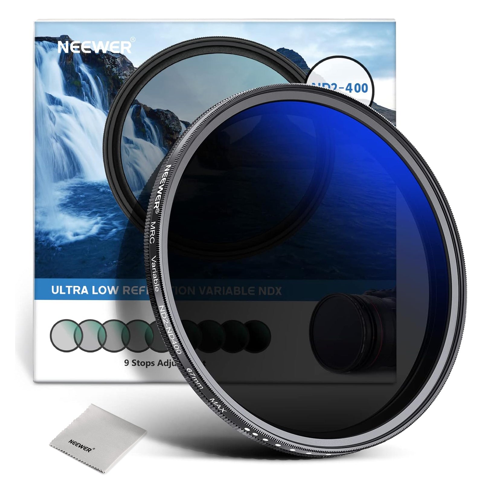 Fourth Eye 82mm 2024 Fader ND Variable Filter - ND2-ND400