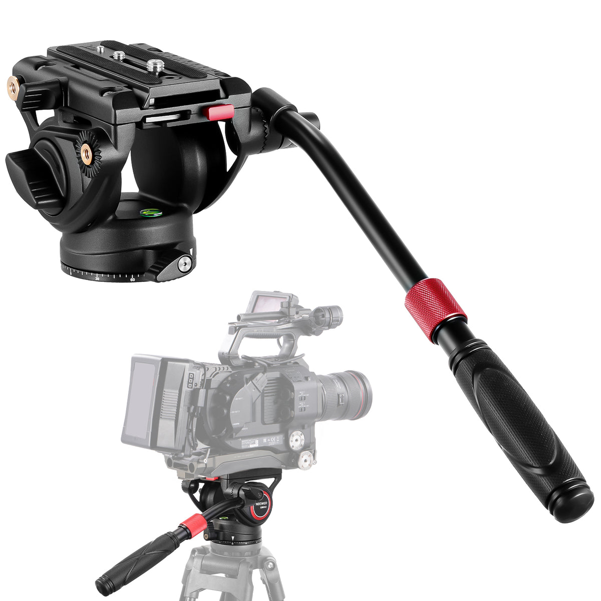 NEEWER GM002 Heavy Duty Video Tripod Fluid Head NEEWER neewer-gm002-heavy-duty-video-tripod-fluid-head-neewer