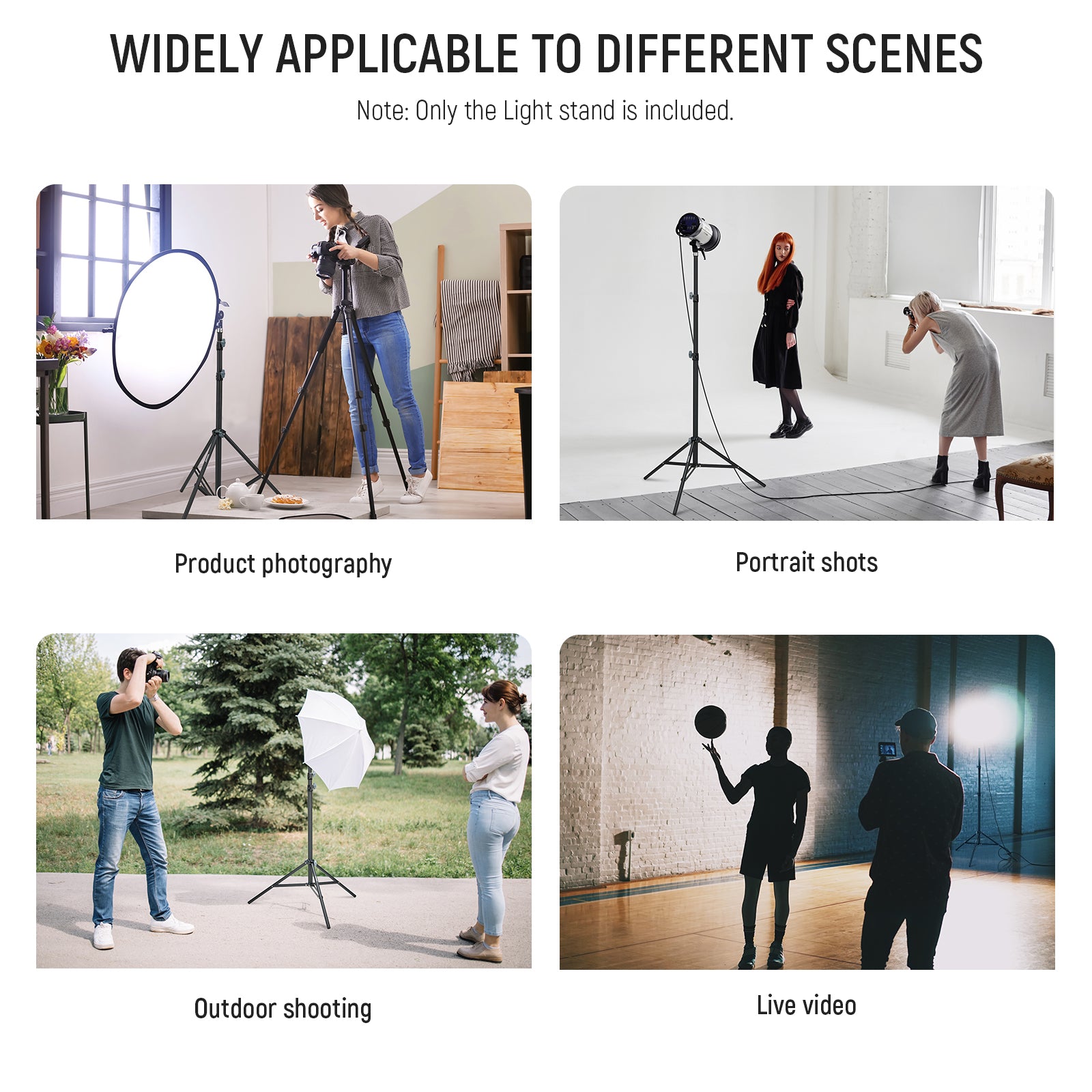 Wide Applications of the NEEWER ST-200 Tripod Light Stand