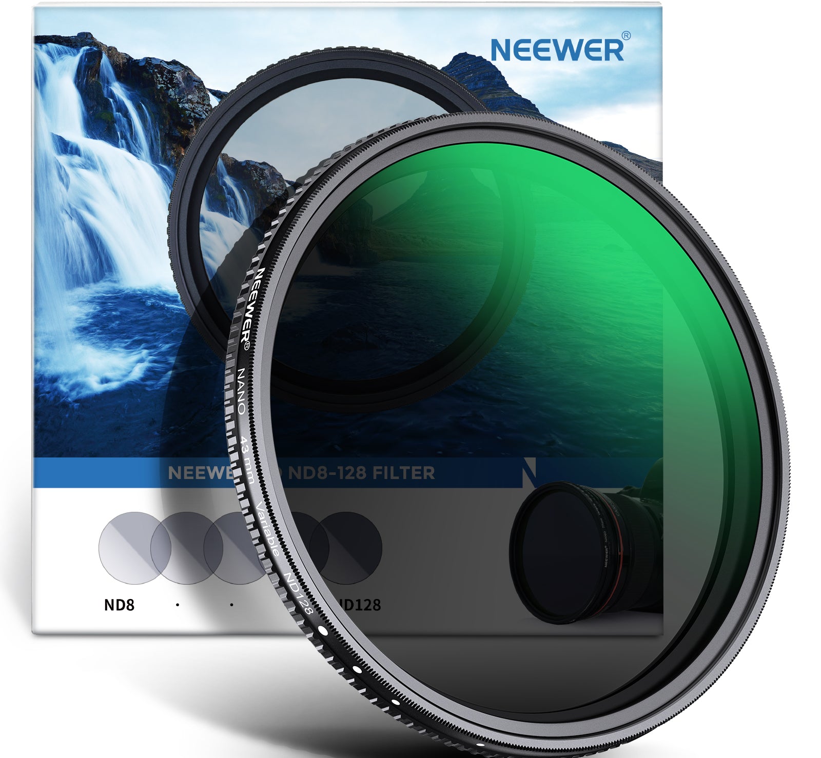 NEEWER HD ND8–ND128 5 Stops Variable ND Filter