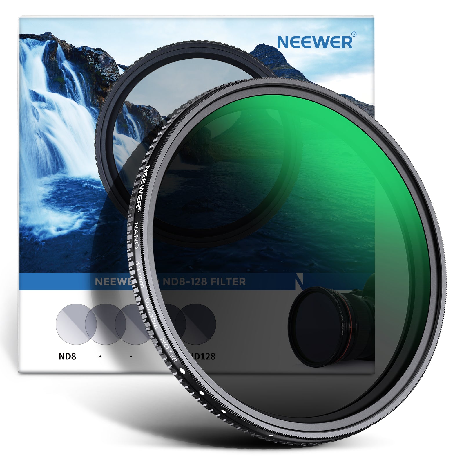 NEEWER HD ND8–ND128 5 Stops Variable ND Filter