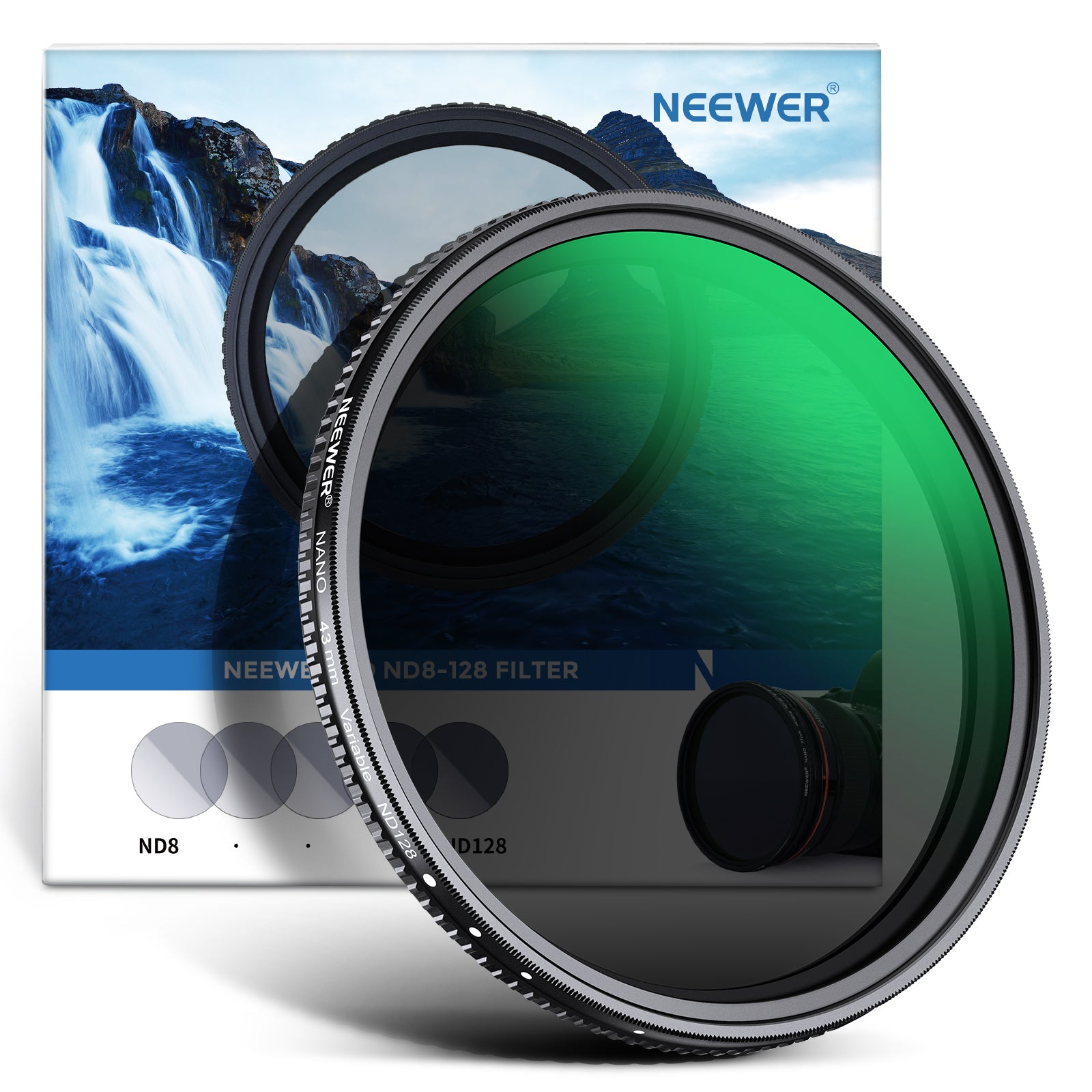 NEEWER HD ND8–ND128 5 Stops Variable ND Filter