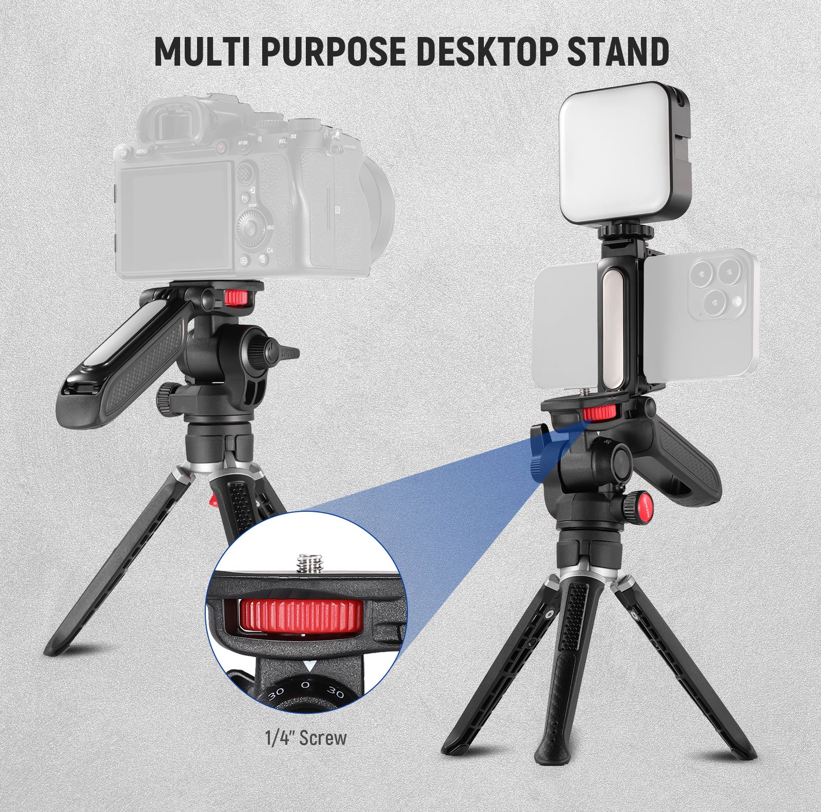 NEEWER TS003 is a multi purpose desktop stand.