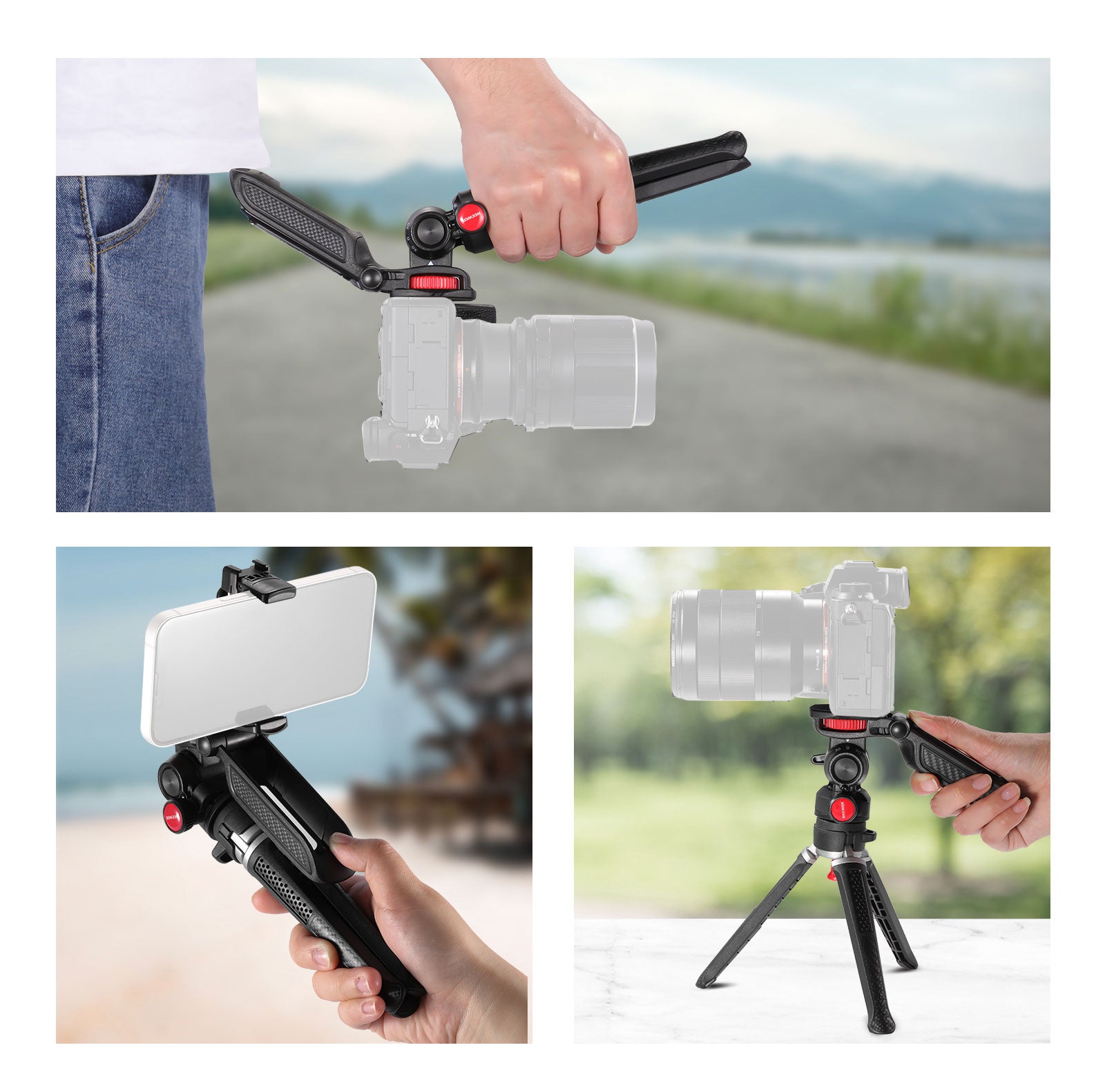 Multifunctional Mini Tripod/Handle Grip