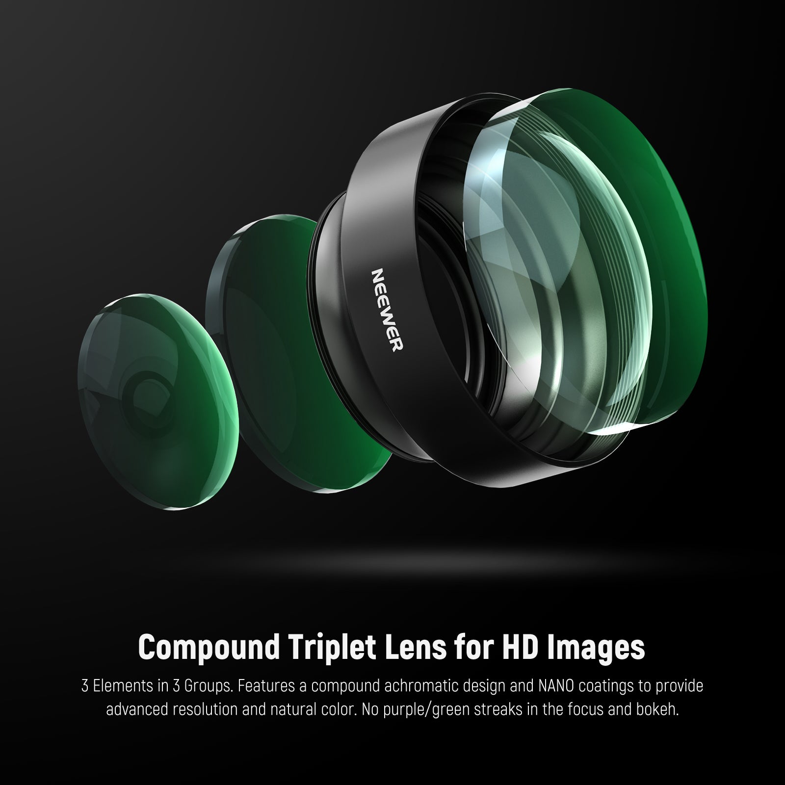 LS-27 is made of 3 elements in 3 group optical corrective glasses with apochromatic design and coatings