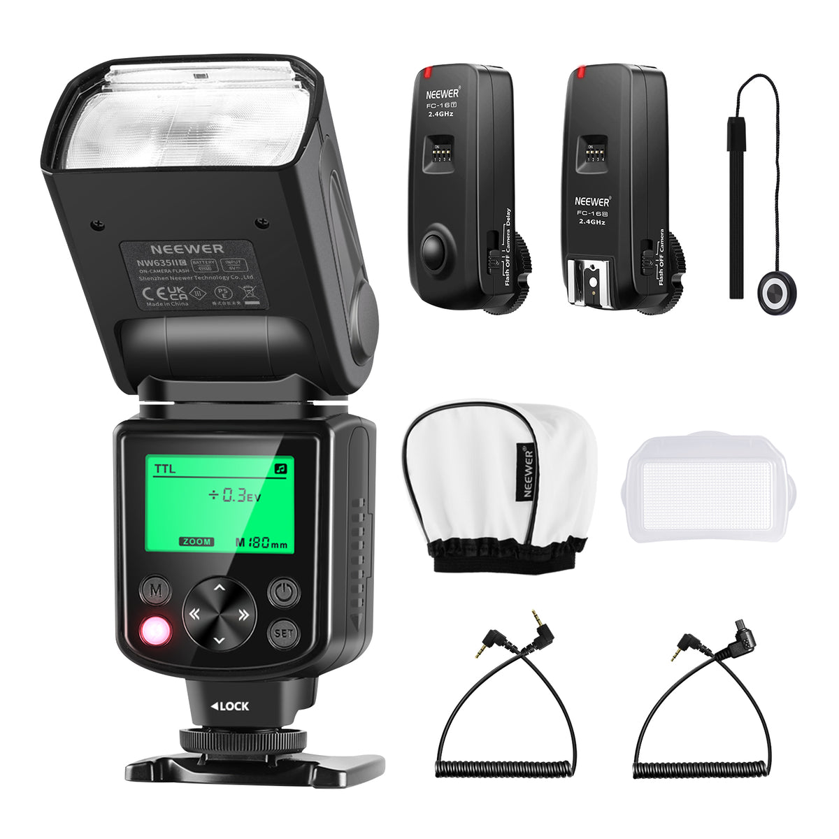 NEEWER Upgraded NW635II-C TTL Camera Flash Speedlite - NEEWER