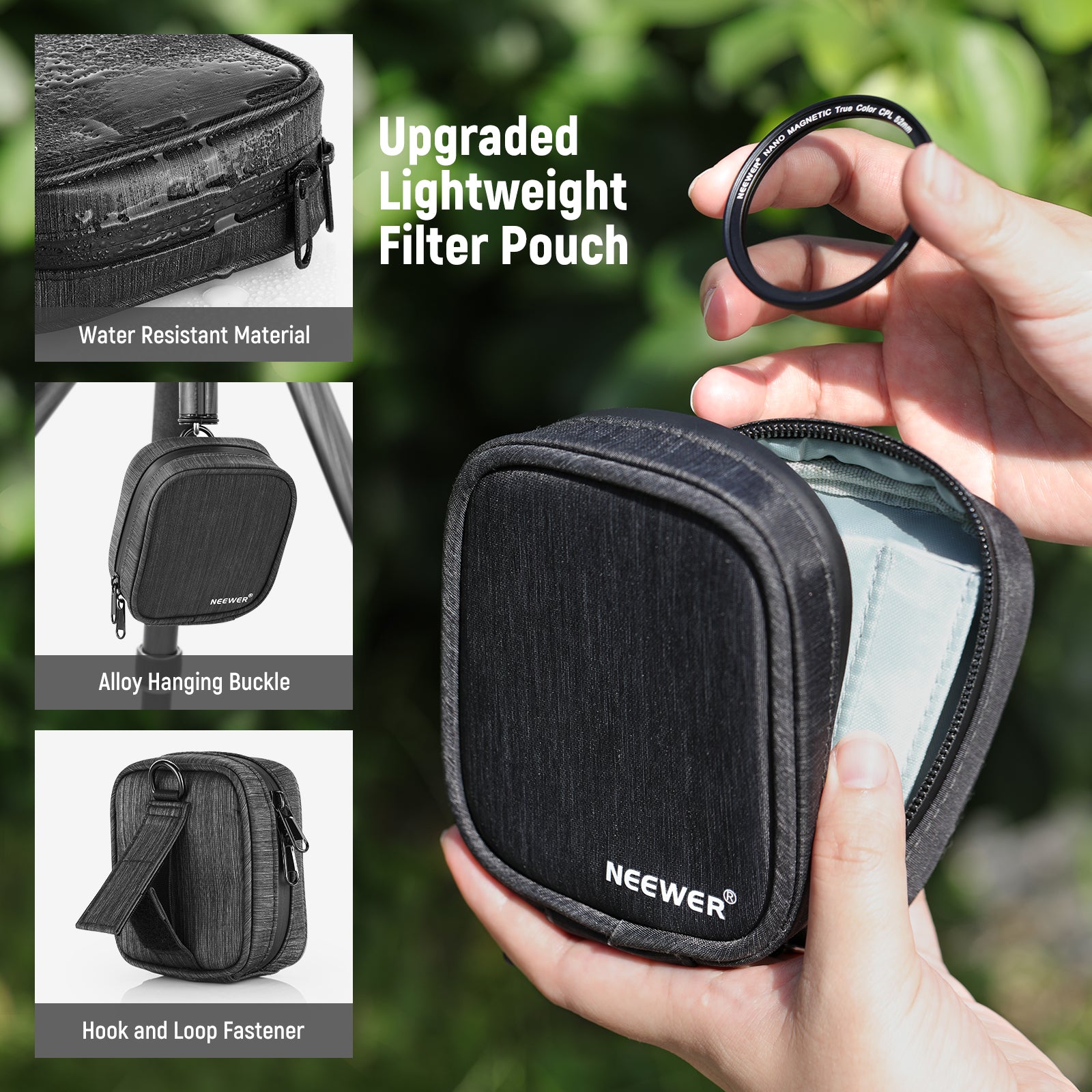 Lightweight Filter Carrying Pouch