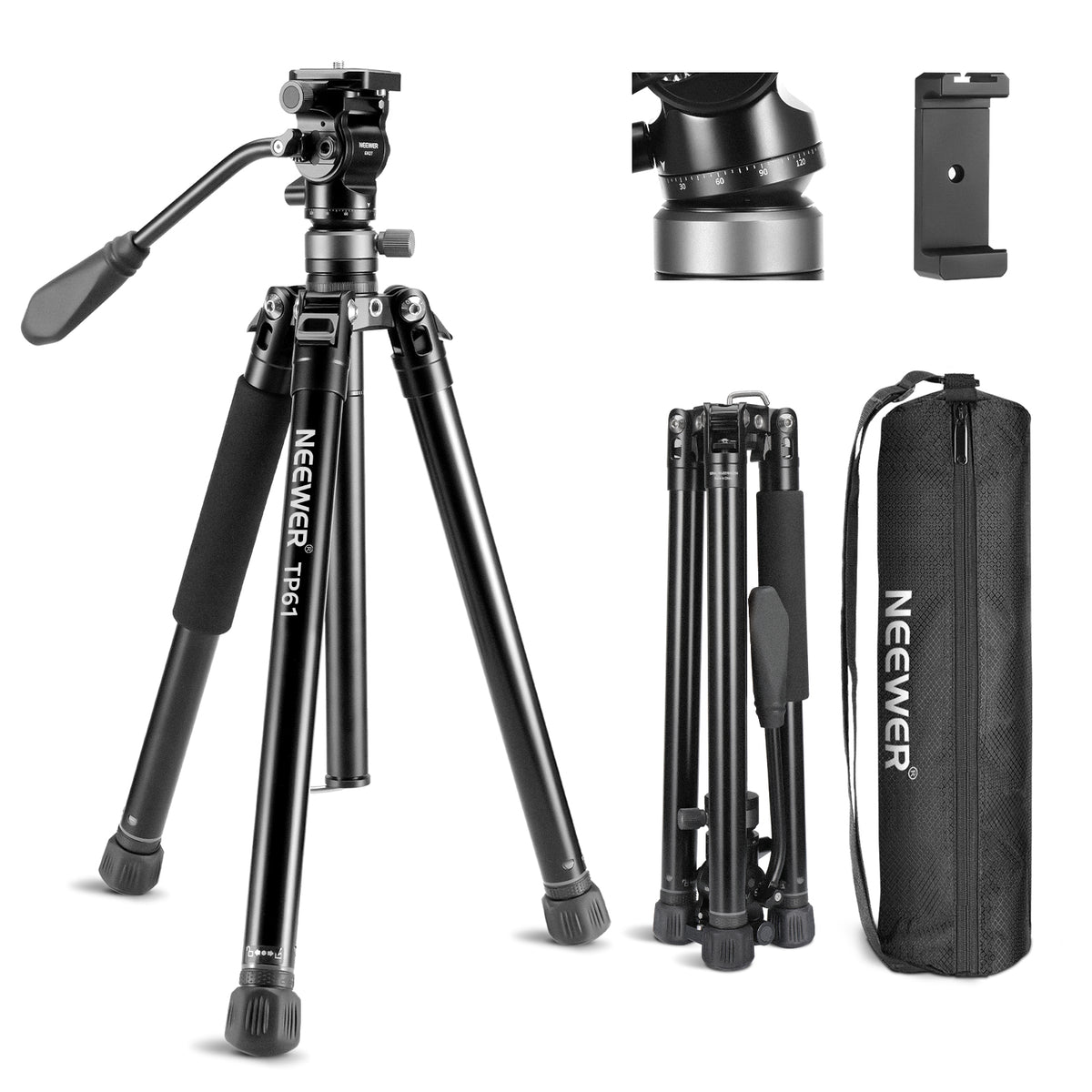 NEEWER TP61 Video Travel Tripod NEEWER
