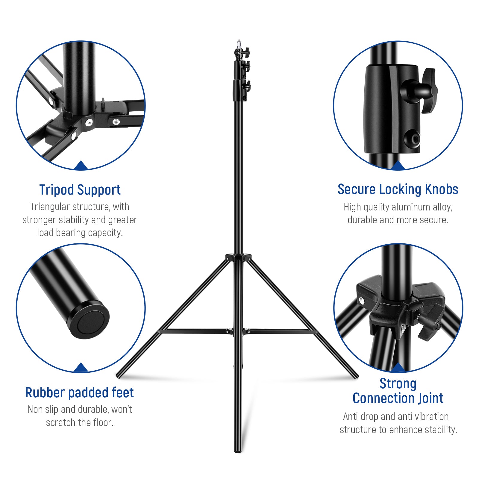 Product detail of the NEEWER ST-280AC Heavy Duty Light Stand