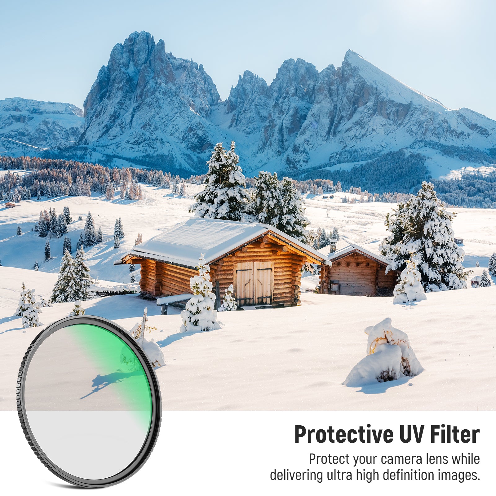 NEEWER MC UV Protection Filter protects the camera lens while delivering ultra-high definition images.
