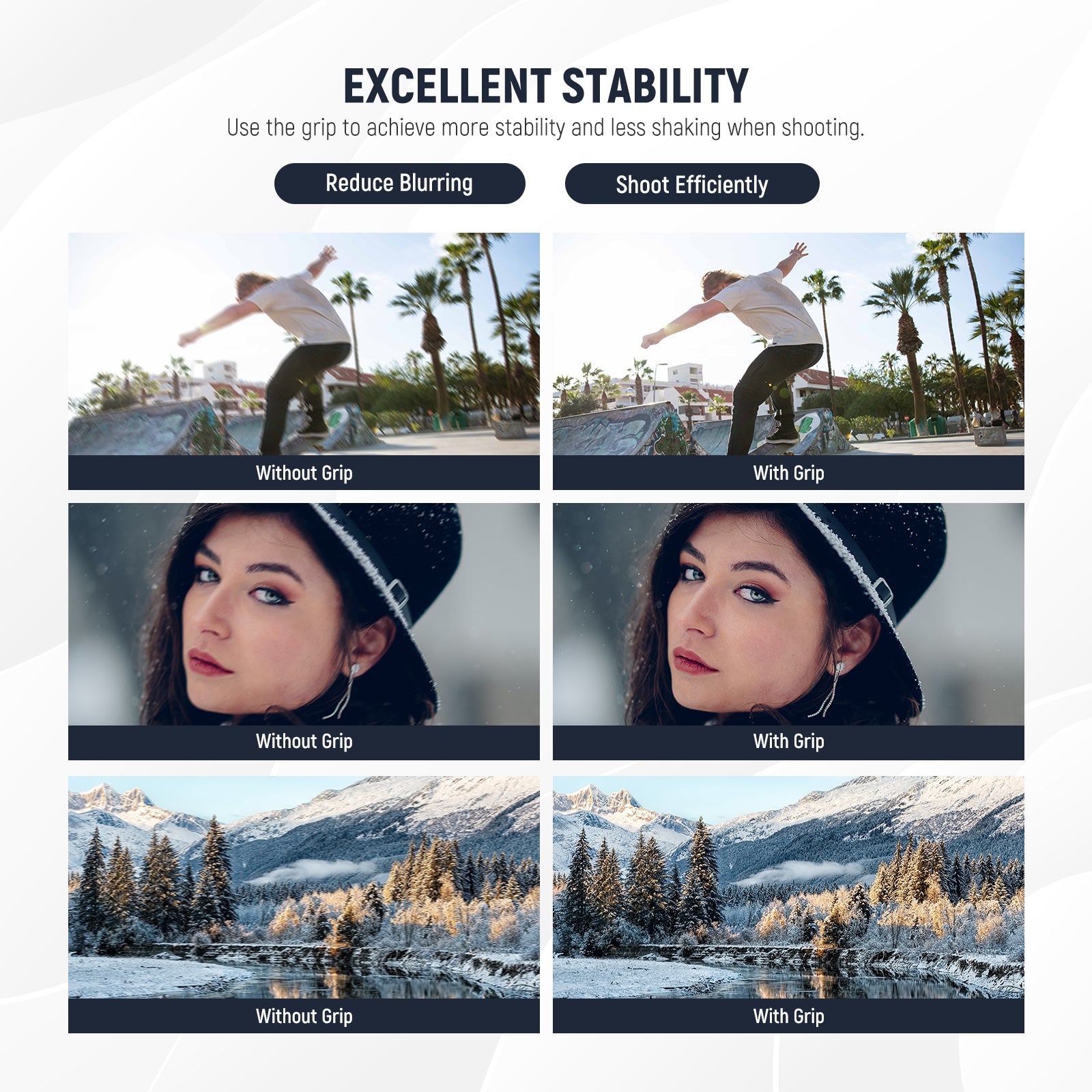 NEEWER MB-N11 Battery Grip offers excellent stability.