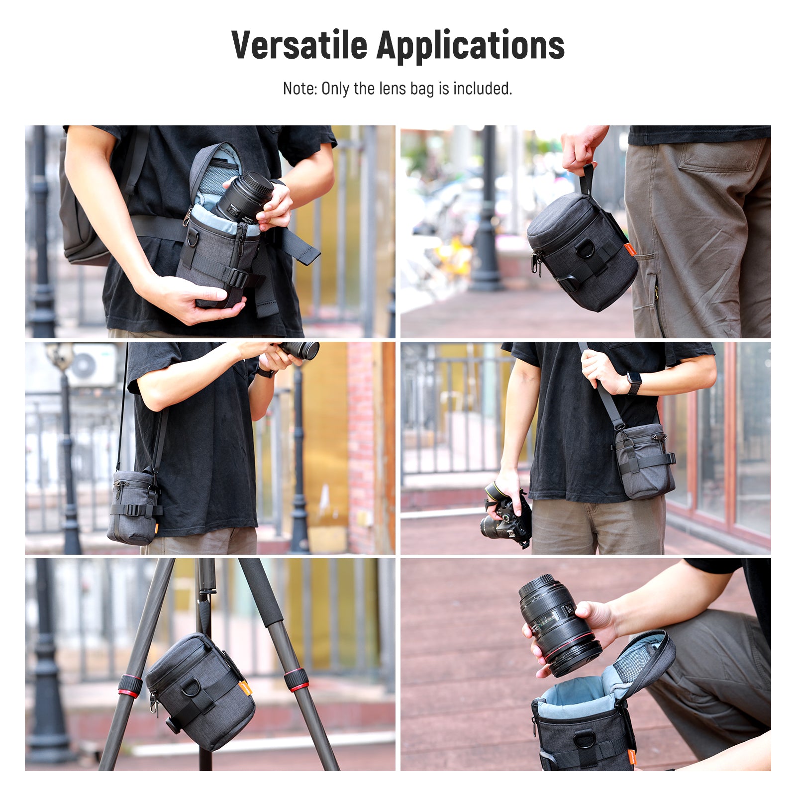 Wide Applications of the NEEWER PB006 Camera Lens Pouch