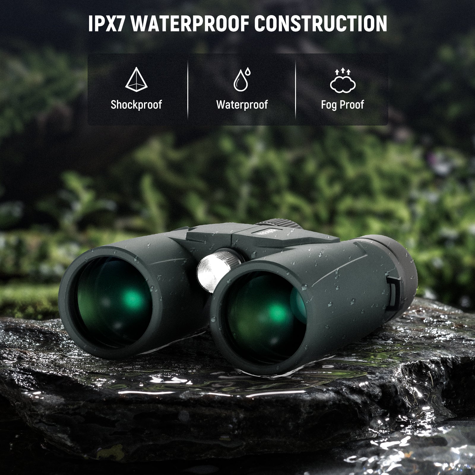 NEEWER LS-T21 Binocular can withstand challenging outdoor weather.