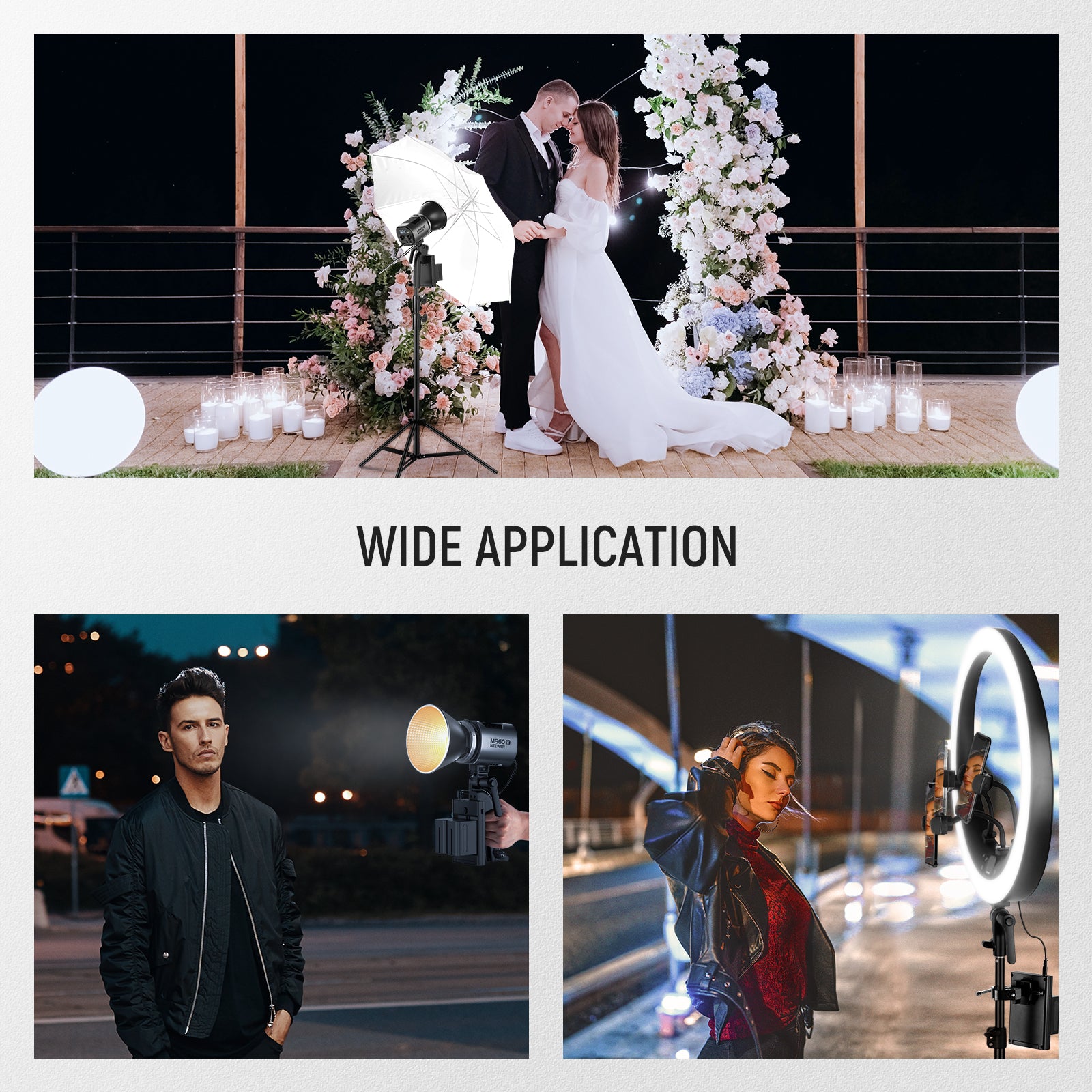 Scenarios for NEEWER PS010E Dual Channel NP-F Battery Plate Kit