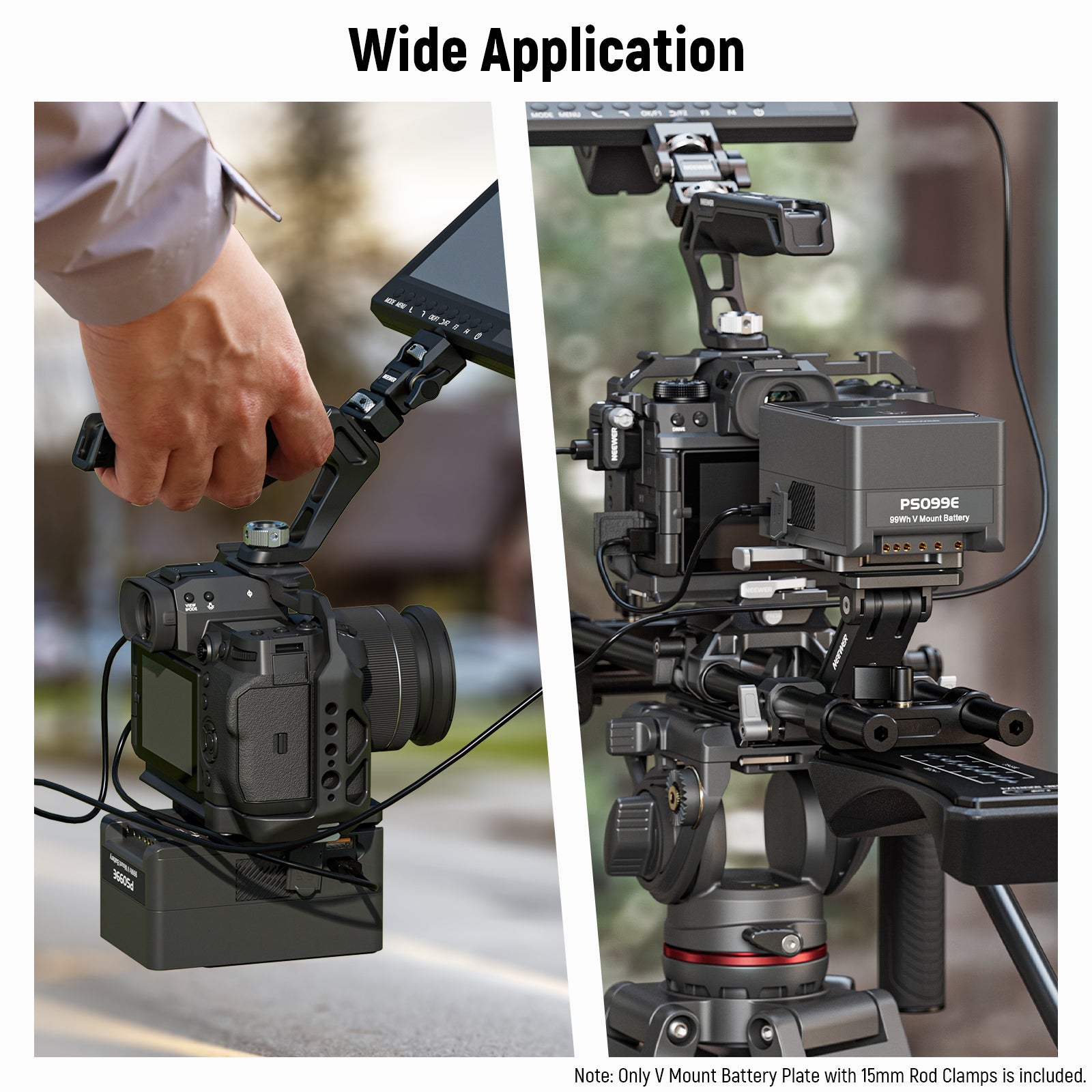 Scenarios for NEEWER PS007 foldable battery plate