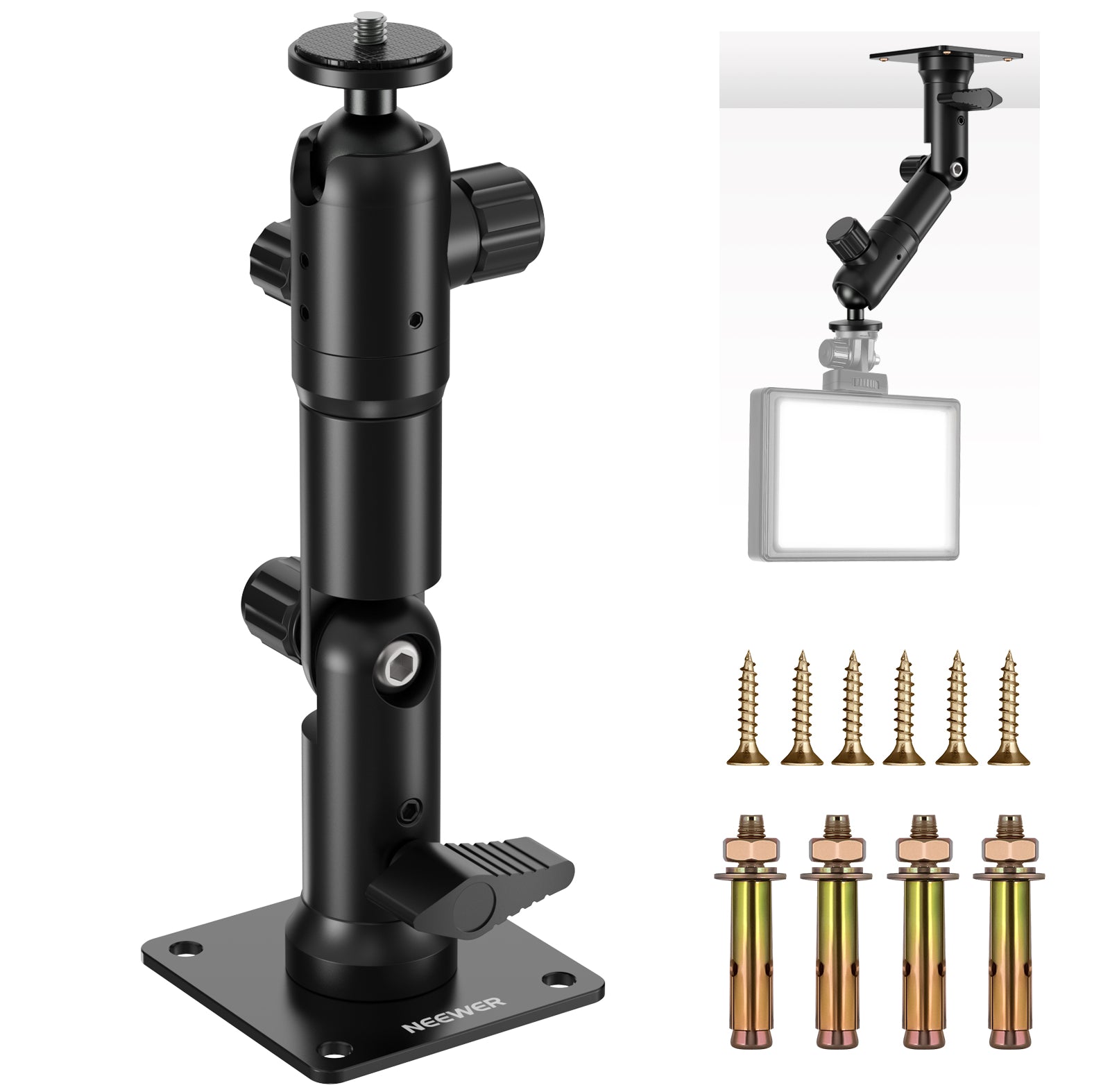 NEEWER STWM 3 Inch Wall Mounting Bracket