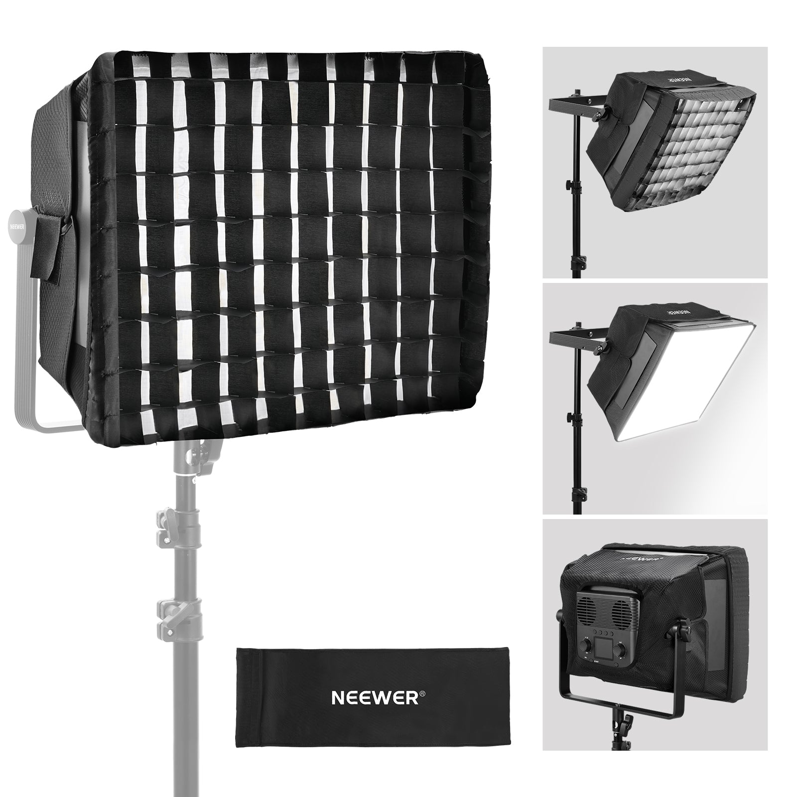 NEEWER NS6S Softbox Diffuser for PL60C RGB LED Light