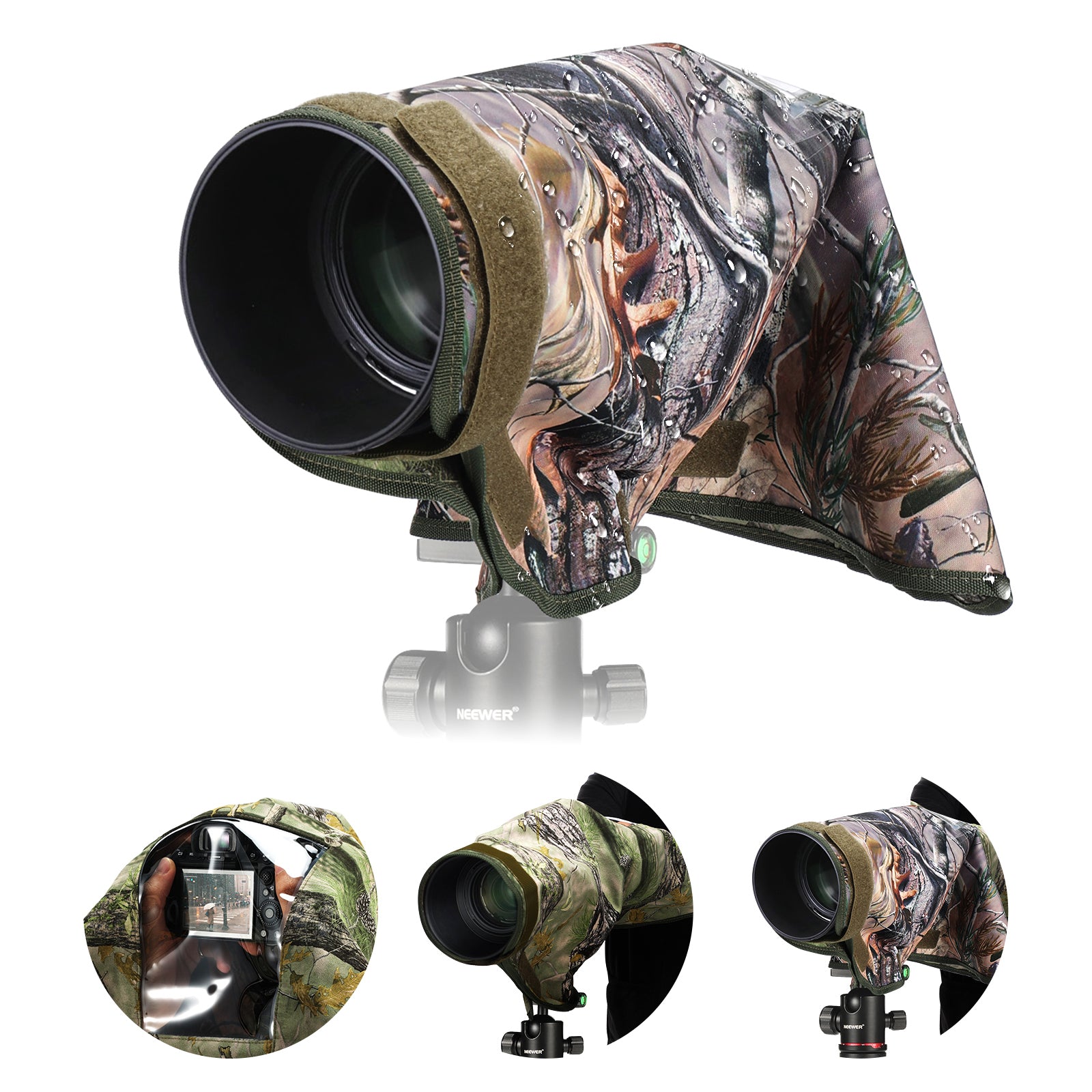 NEEWER PB019 Camouflage Camera Rain Cover