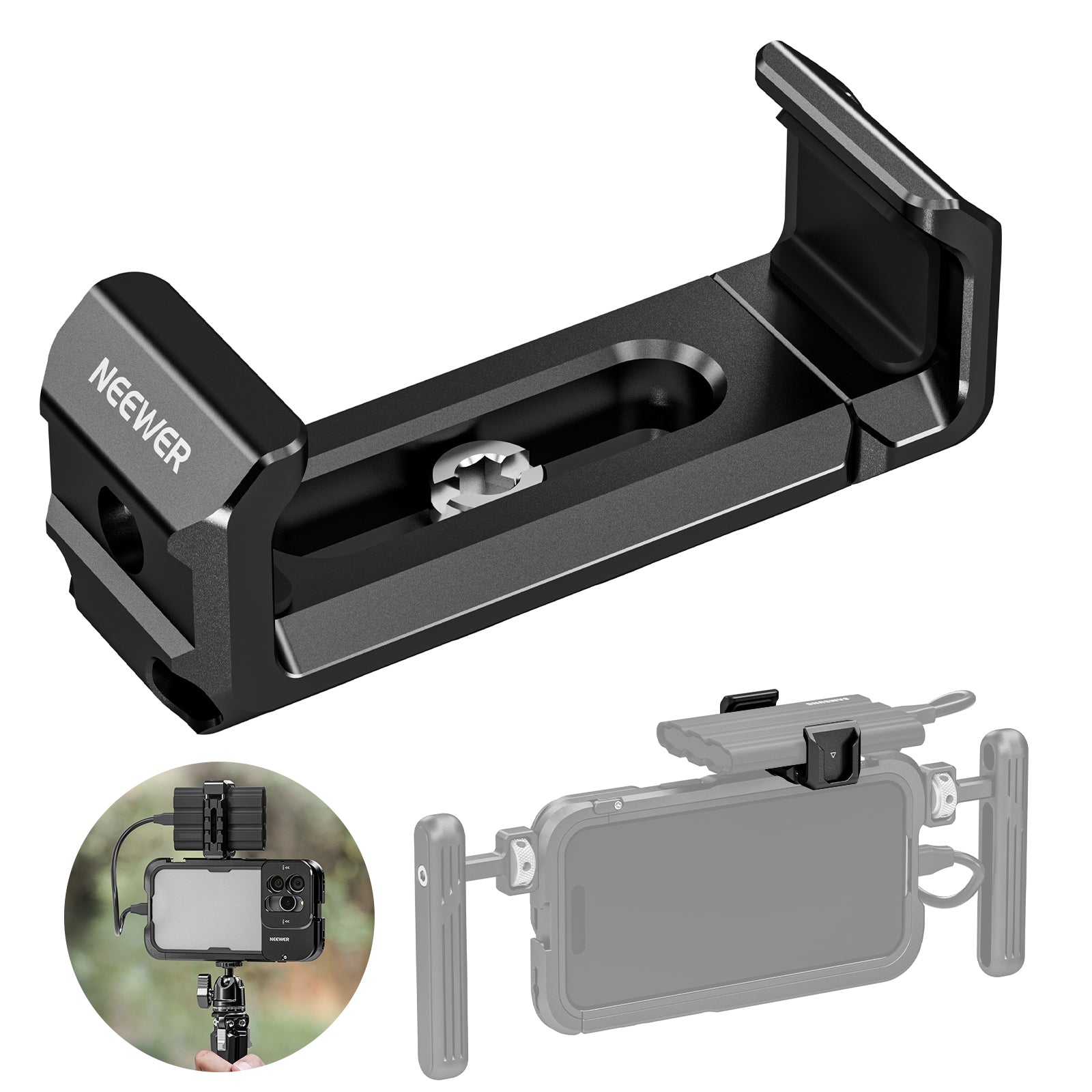 NEEWER UA051 SSD Holder Mount for iPhone 15 Pro/Pro Max Cage