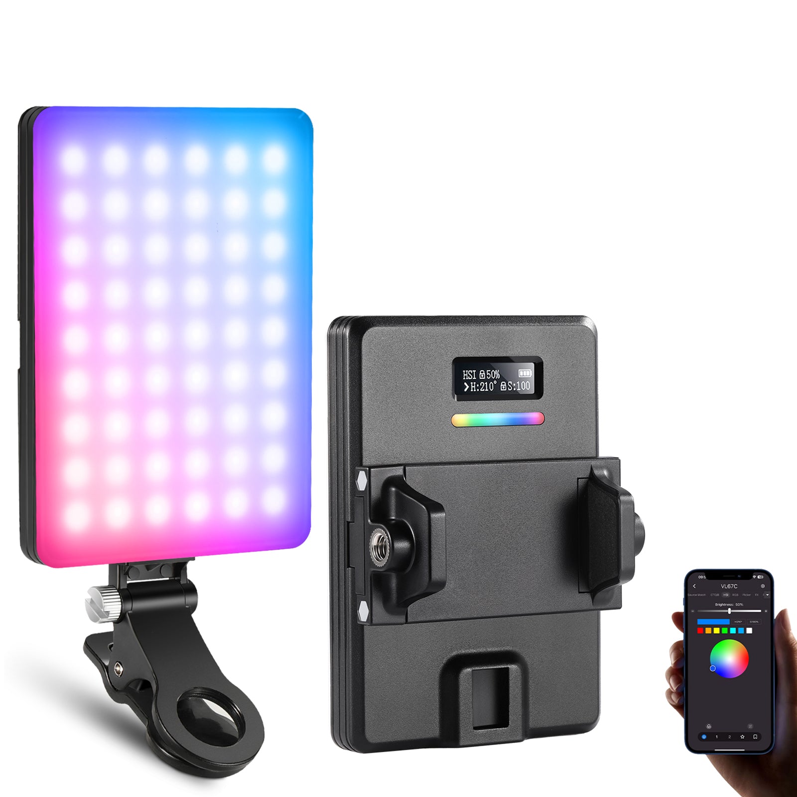 NEEWER VL67C Phone Selfie Light