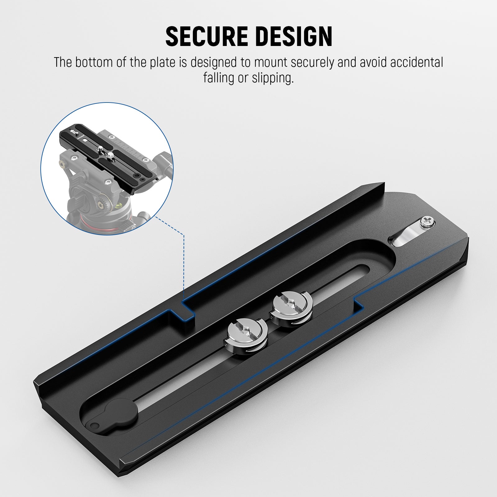 The bottom of the plate is designed to avoid accidental falling or slipping.