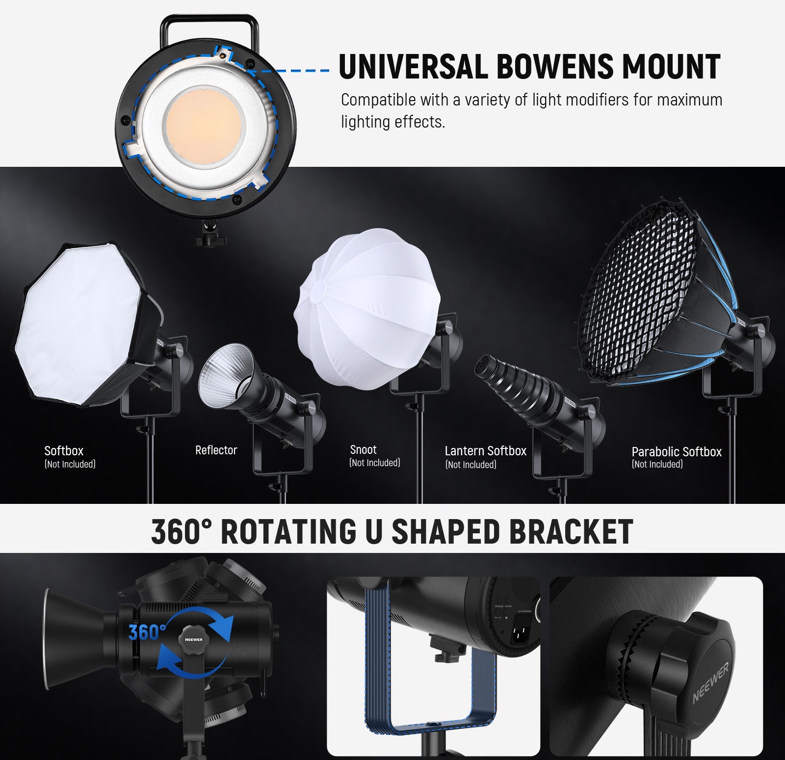 Solid Metal Shell with Bowens Mount