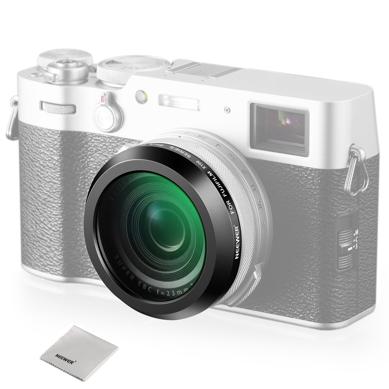 NEEWER black diffusion camera lens filter for X100 series cameras