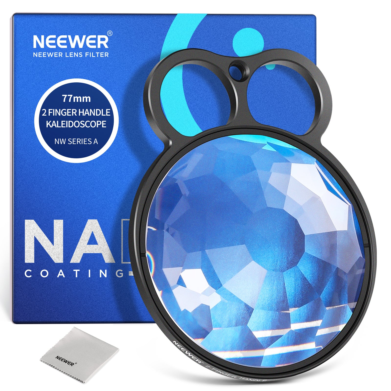 NEEWER 77mm Handheld Kaleidoscope Lens Filter