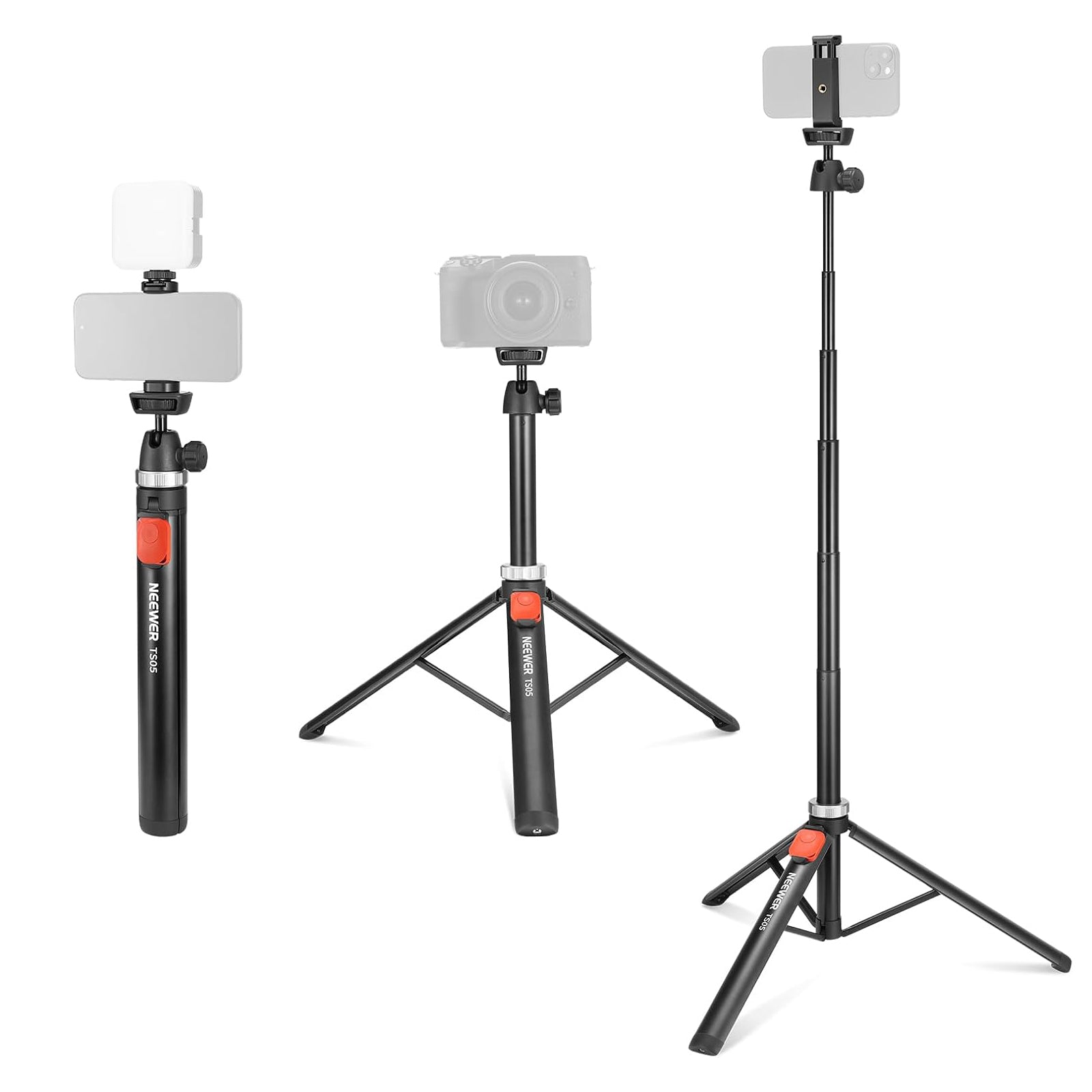 NEEWER TS05 All Metal Phone Tripod