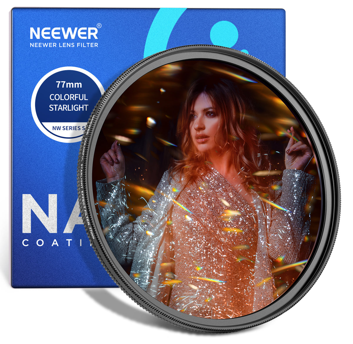 NEEWER Colorful Starlight Brushed Camera Lens Filter