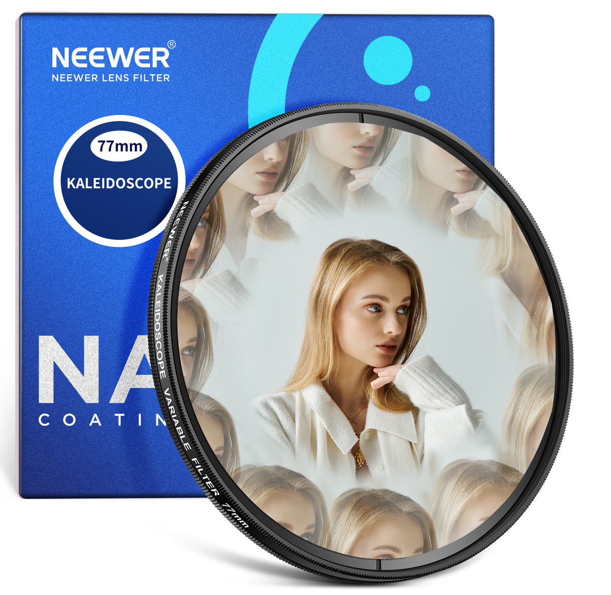 NEEWER FL-E1 Kaleidoscope Prism Lens Filter