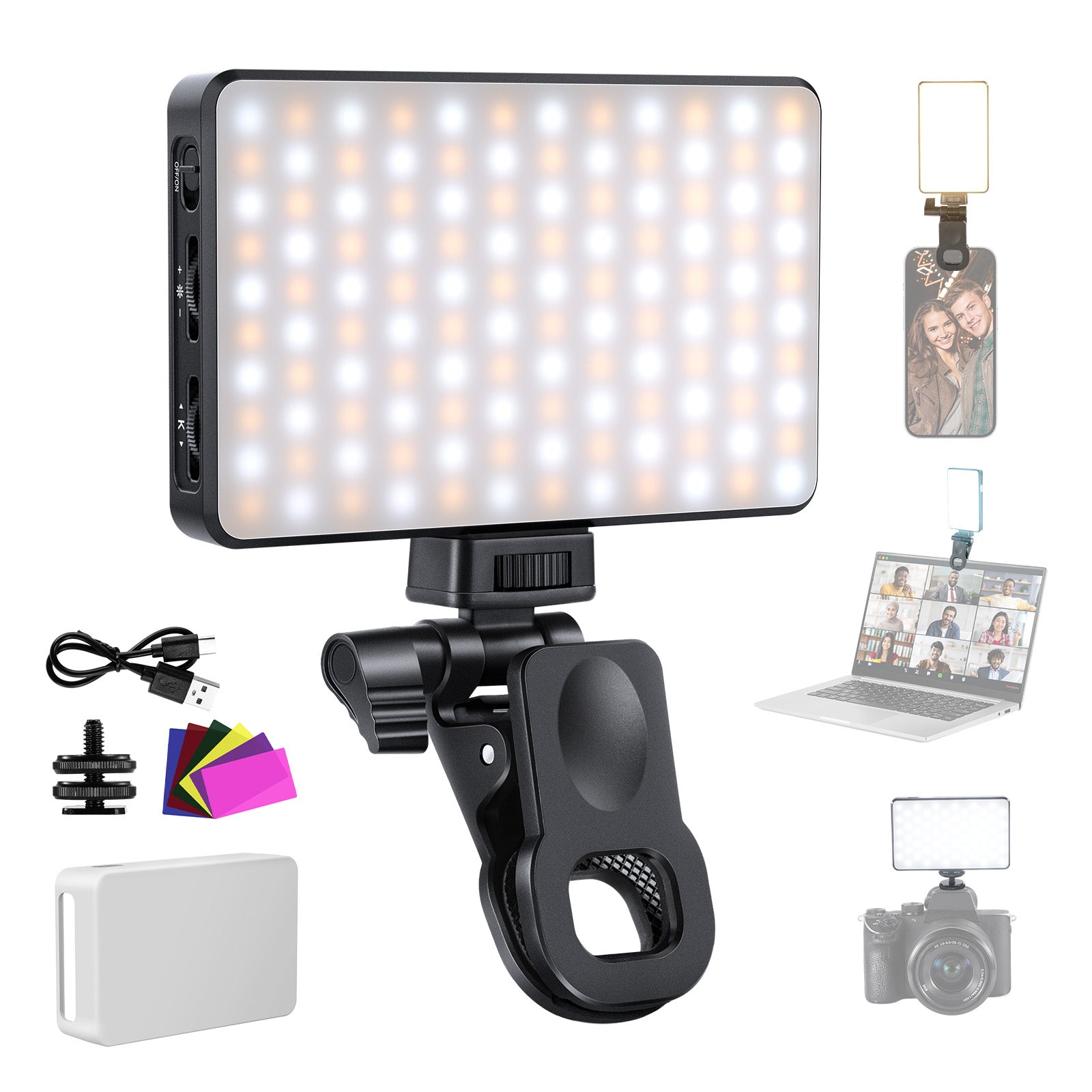 NEEWER BL120B Clip On LED Phone Selfie Light Kit