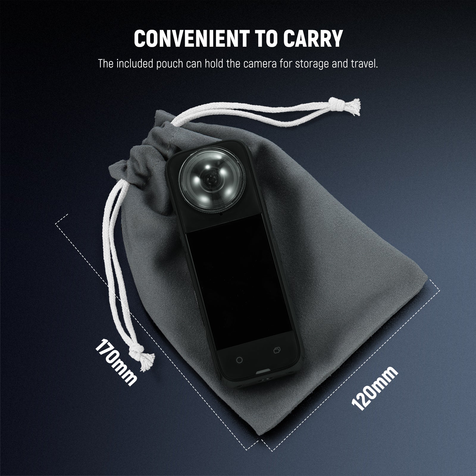 NEEWER LPC01 Lens Protectors Kit includes a pouch.