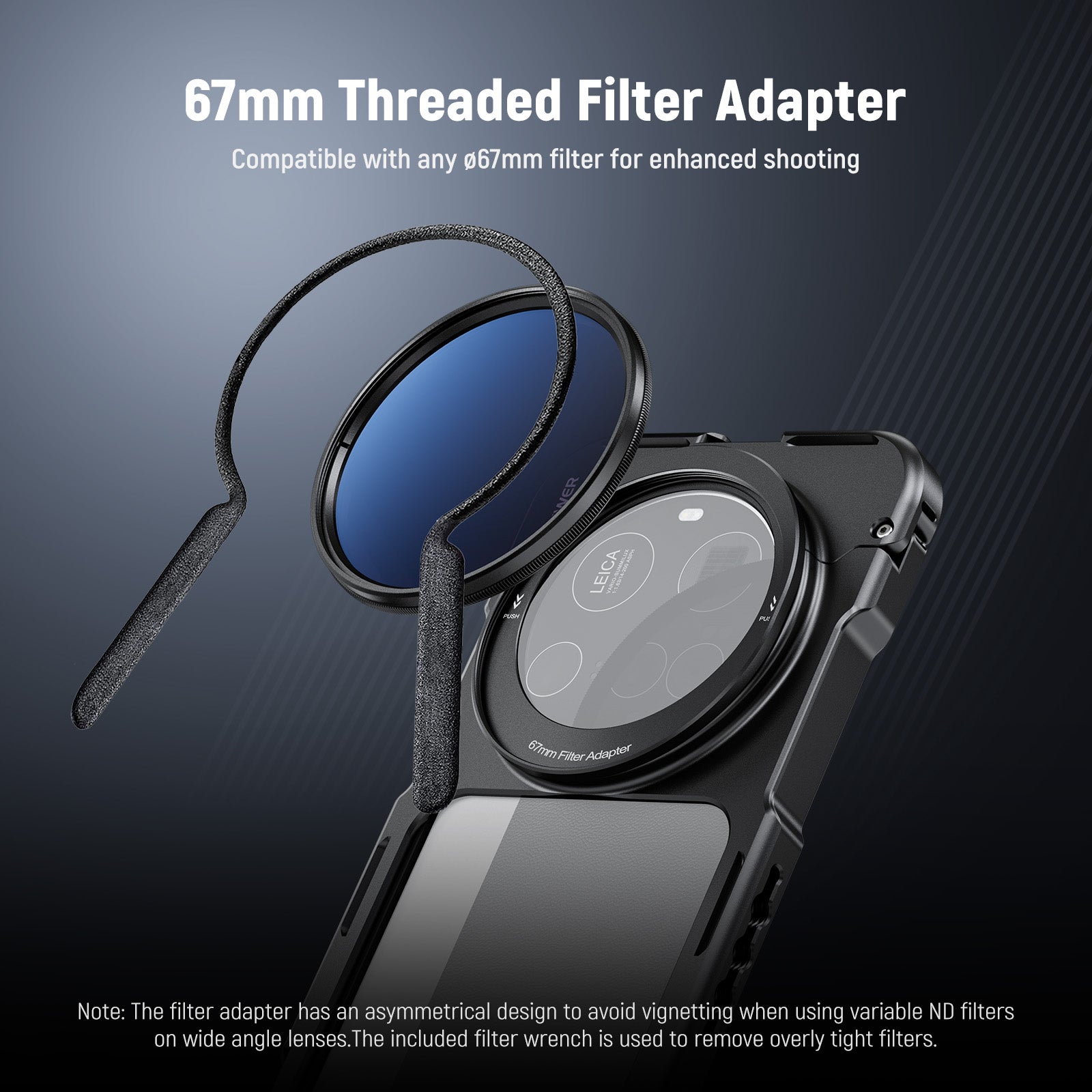 67mm Threaded Filter Adapter