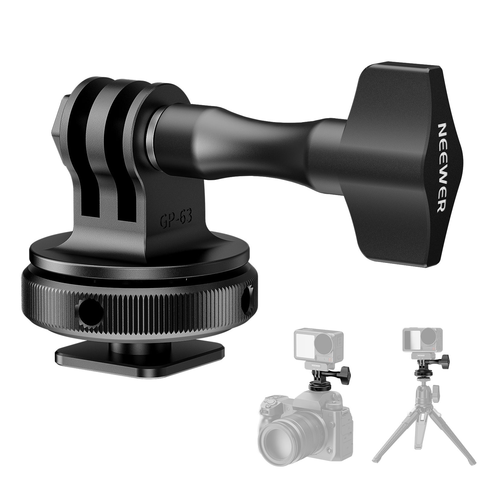 NEEWER GP-63 Cold Shoe Mount Adapter