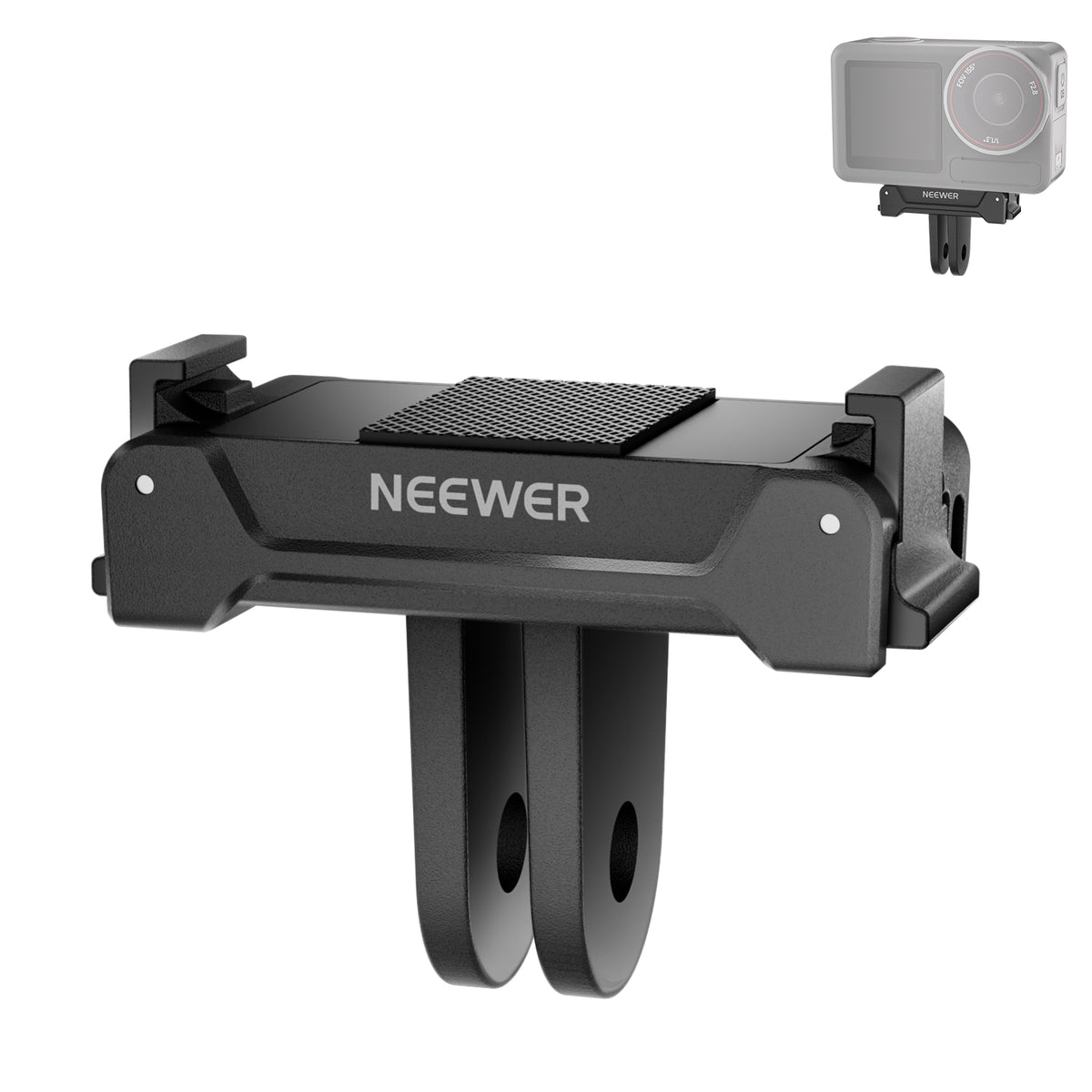Adaptateur Magnétique DJI Osmo Action 4/3/2 - Pliable, Rapide | Support Universel 1/4" Pour Accessoires
