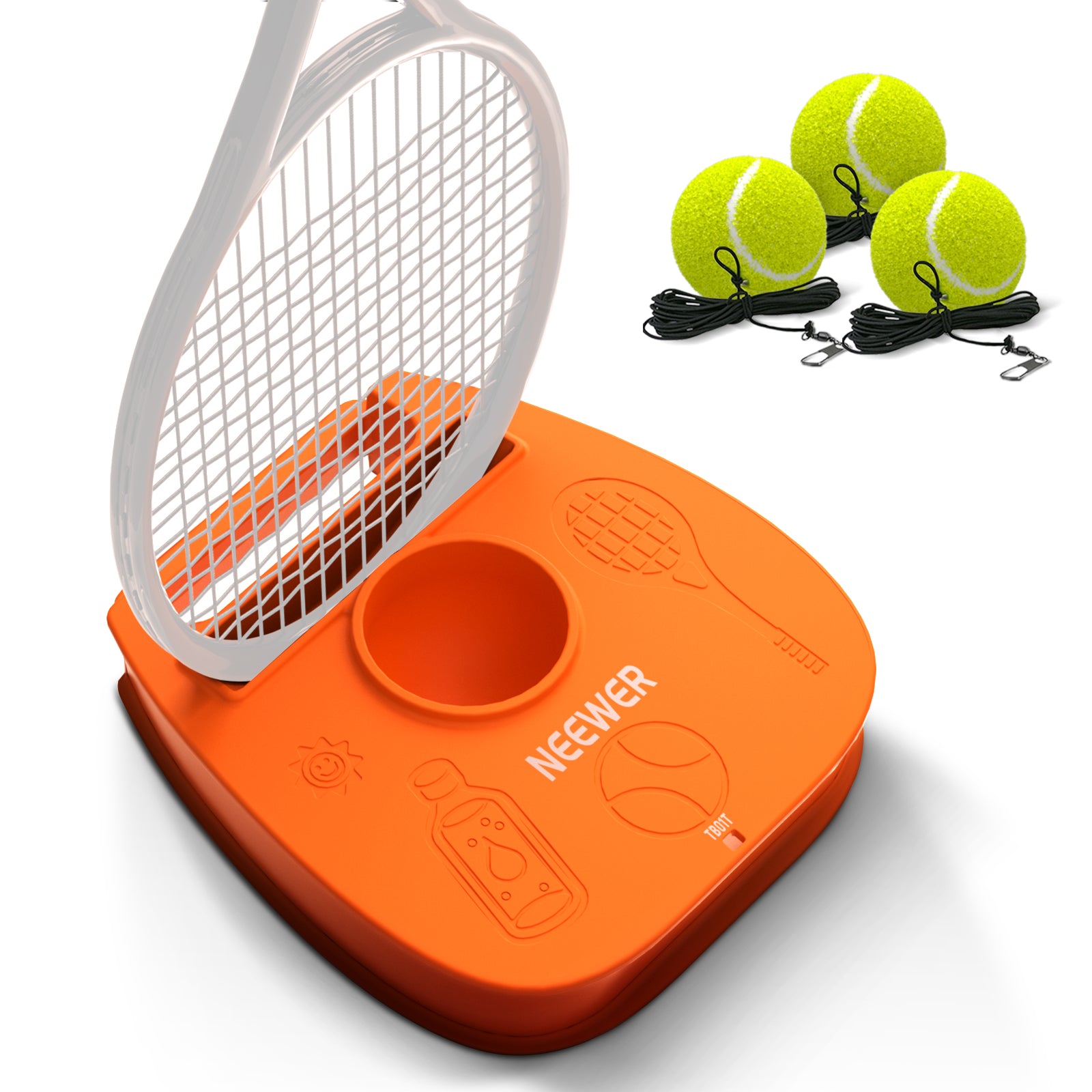 NEEWER TB01T Portable Solo Tennis Trainer Rebound Ball